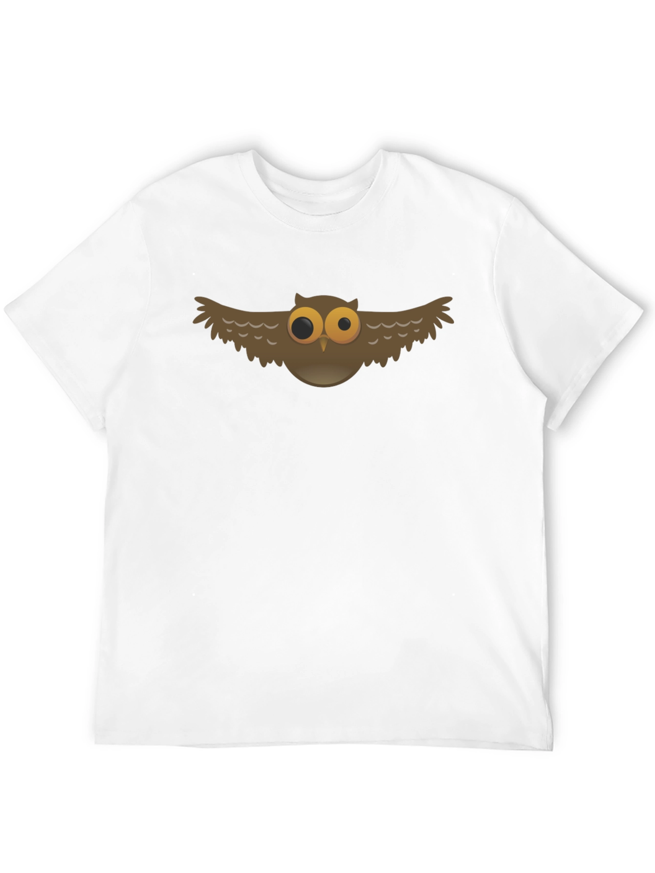 Owl Graphic Black T-Shirt - Unique Design