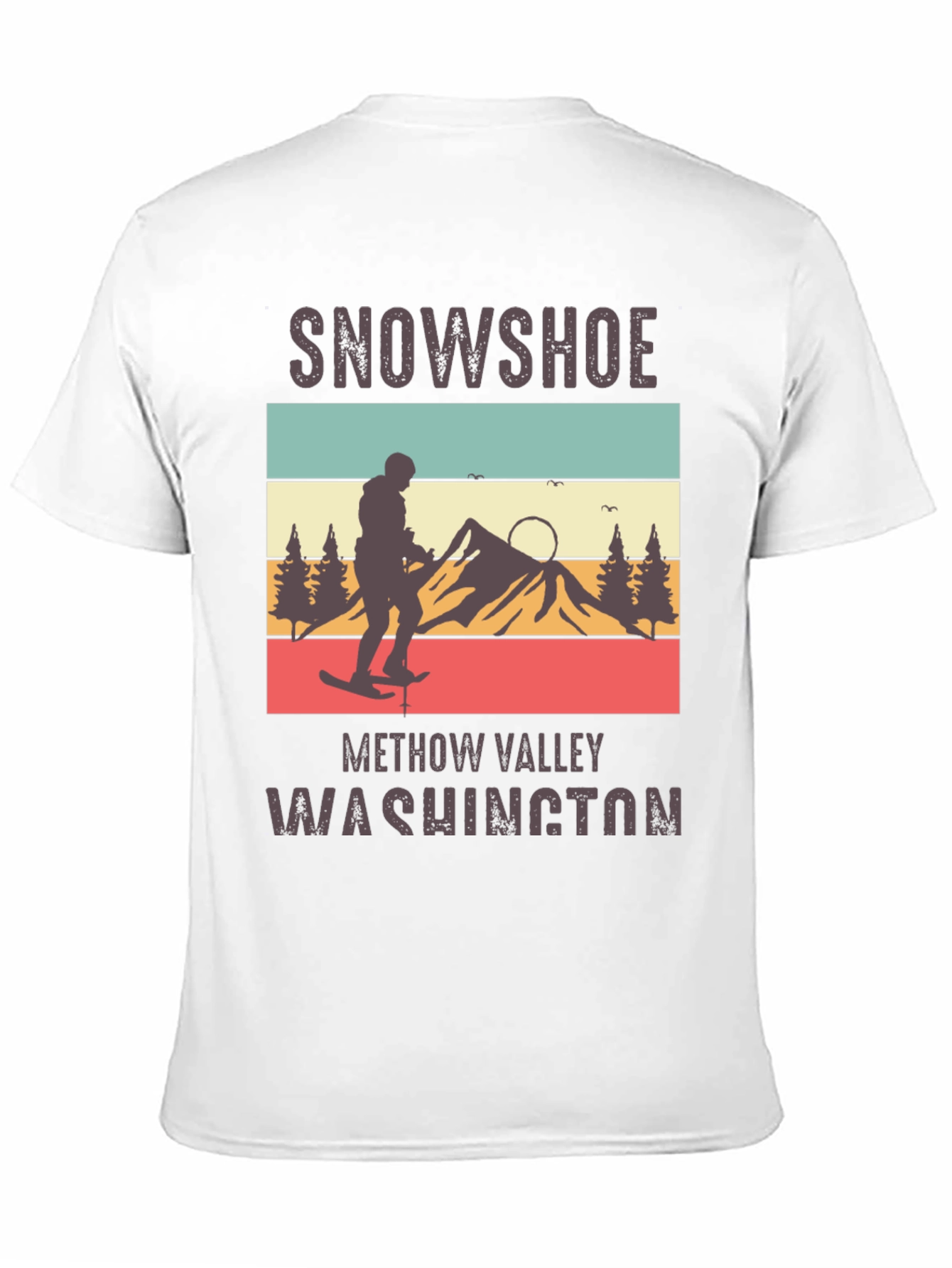 Snowshoe Methow Valley Washington Retro T-Shirt