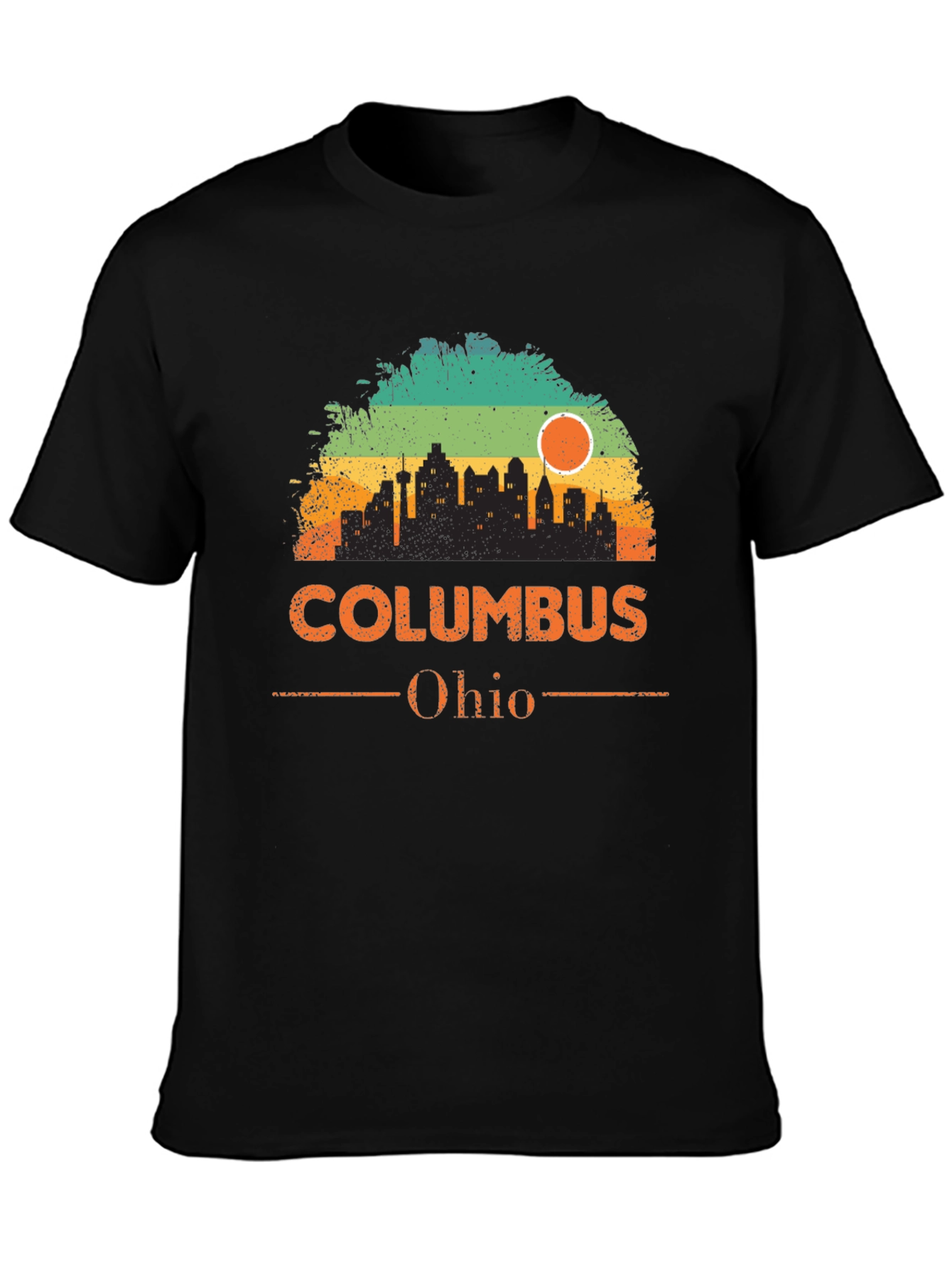 Columbus Ohio Skyline Graphic T-Shirt