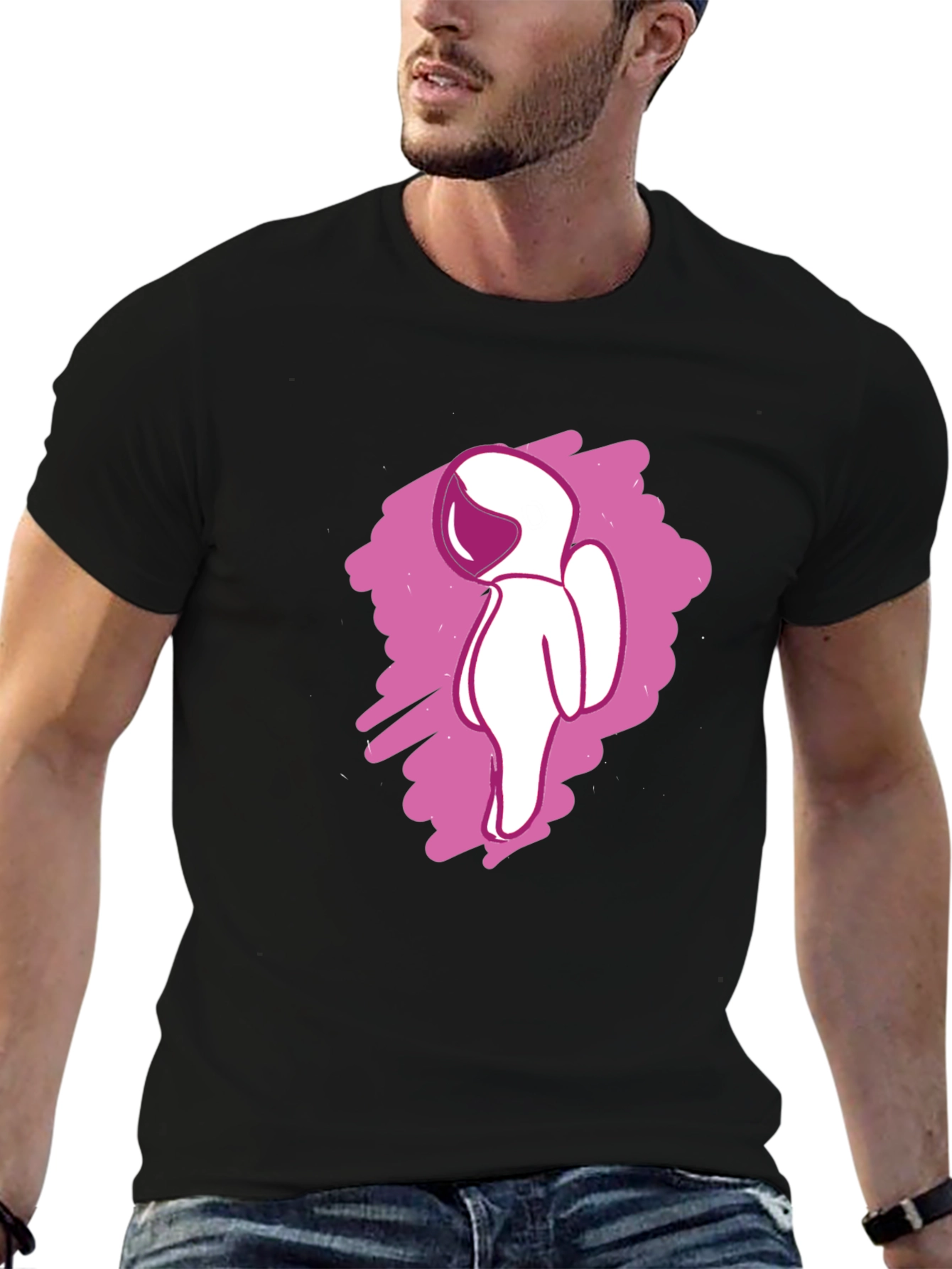Astronaut Graphic Tee - Unique Space Design
