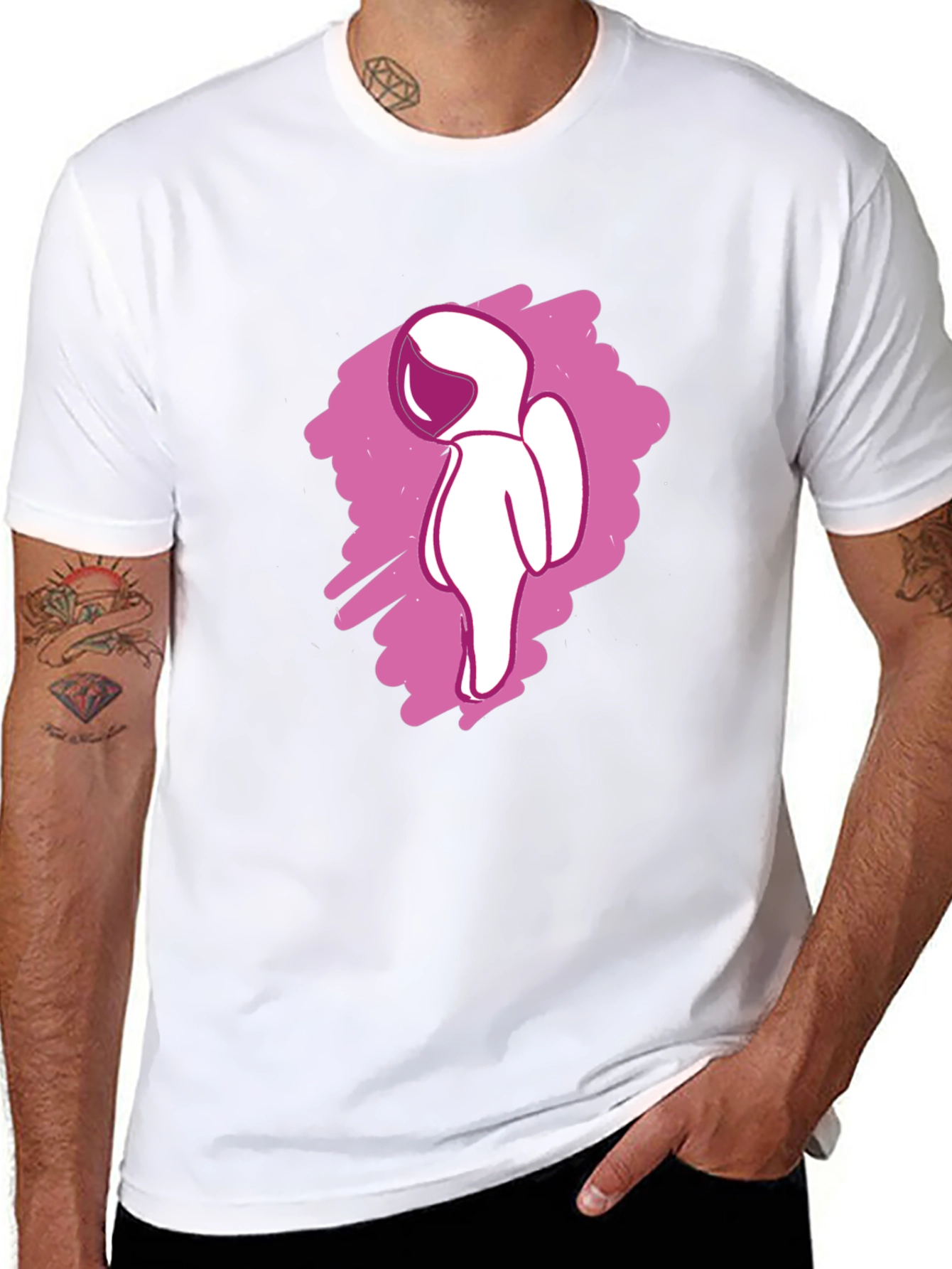 Astronaut Graphic Tee - Unique Space Design