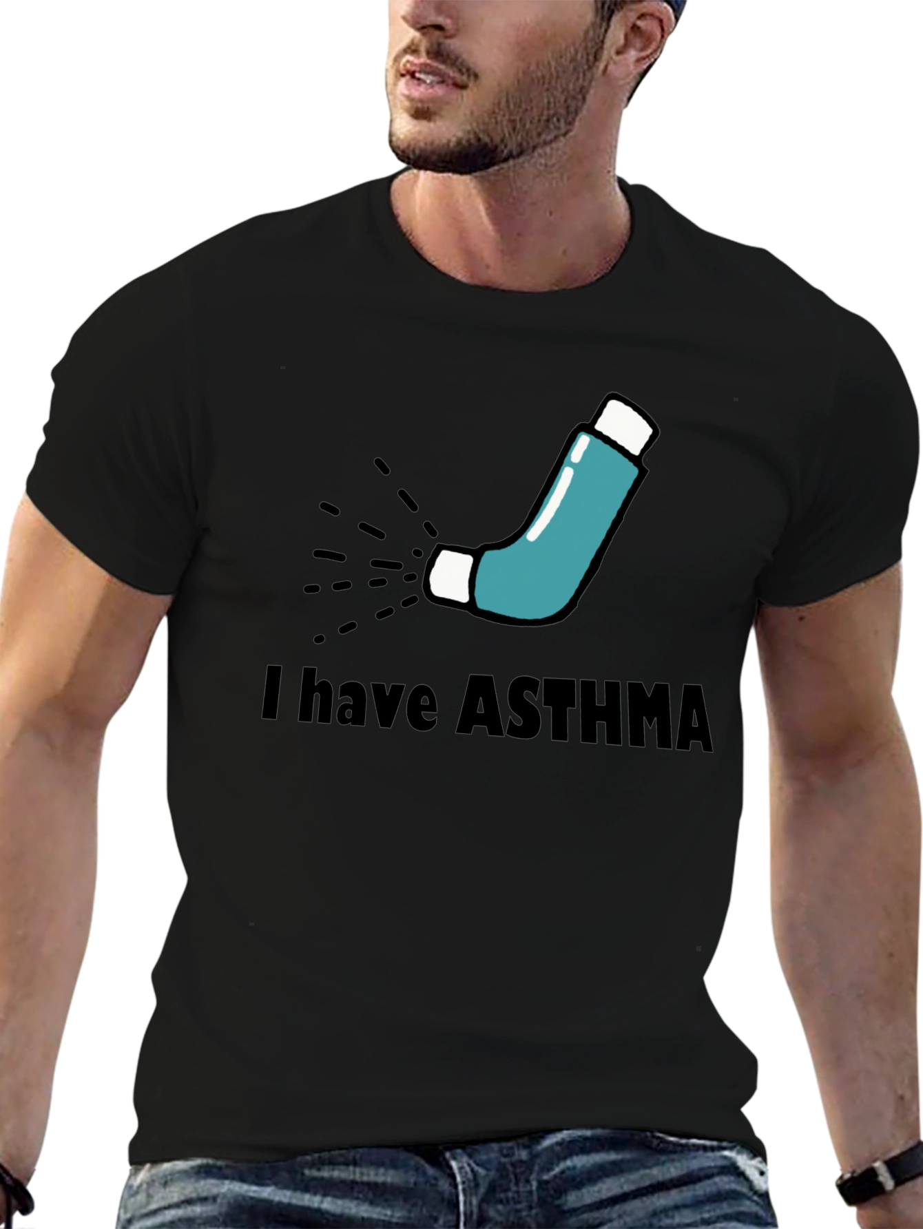 Asthma Awareness T-Shirt - Inhaler Graphic Tee