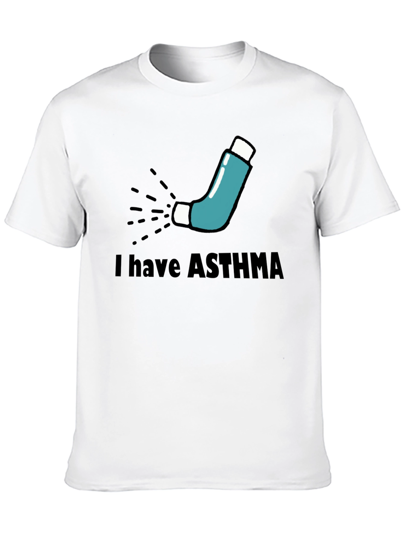 Asthma Awareness T-Shirt - Inhaler Graphic Tee