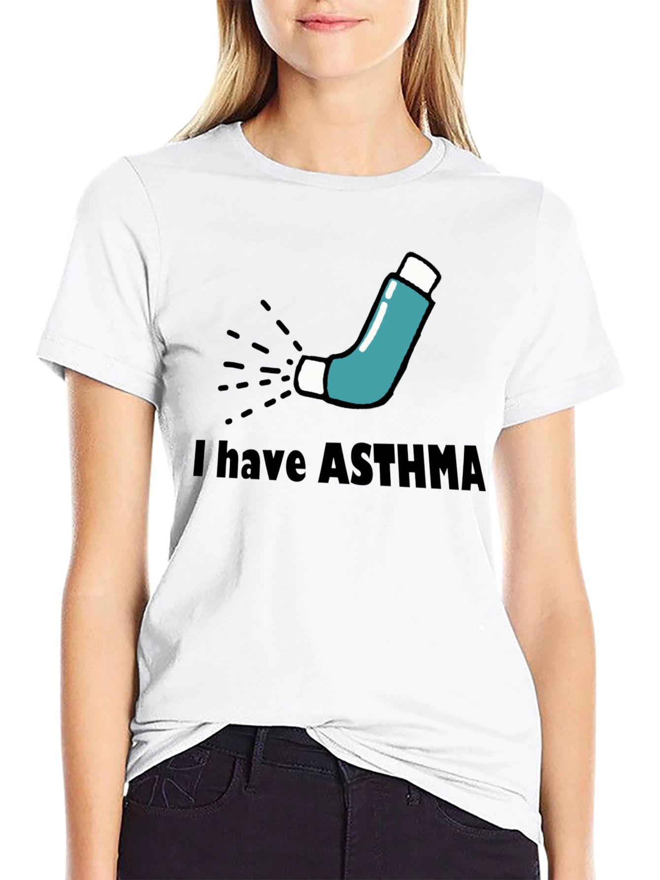 Asthma Awareness T-Shirt - Inhaler Graphic Tee