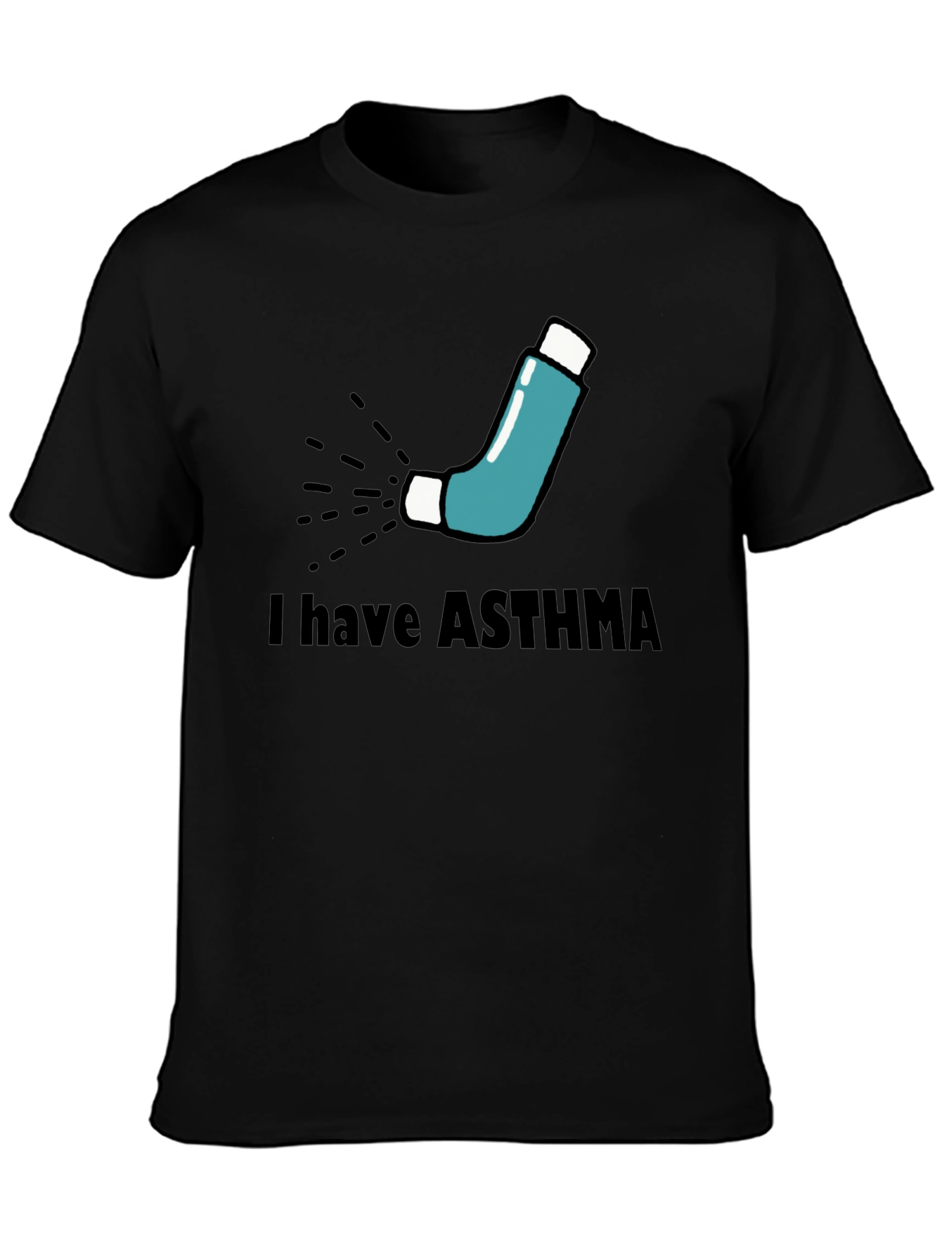 Asthma Awareness T-Shirt - Inhaler Graphic Tee