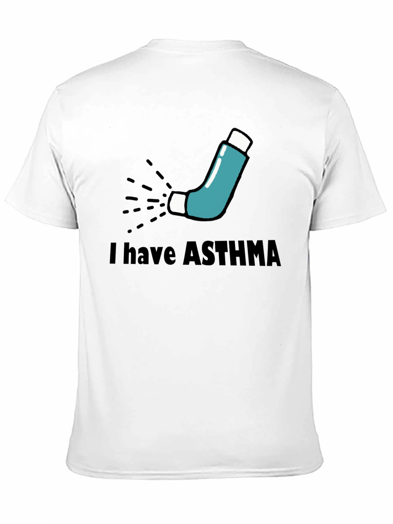 Asthma Awareness T-Shirt - Inhaler Graphic Tee