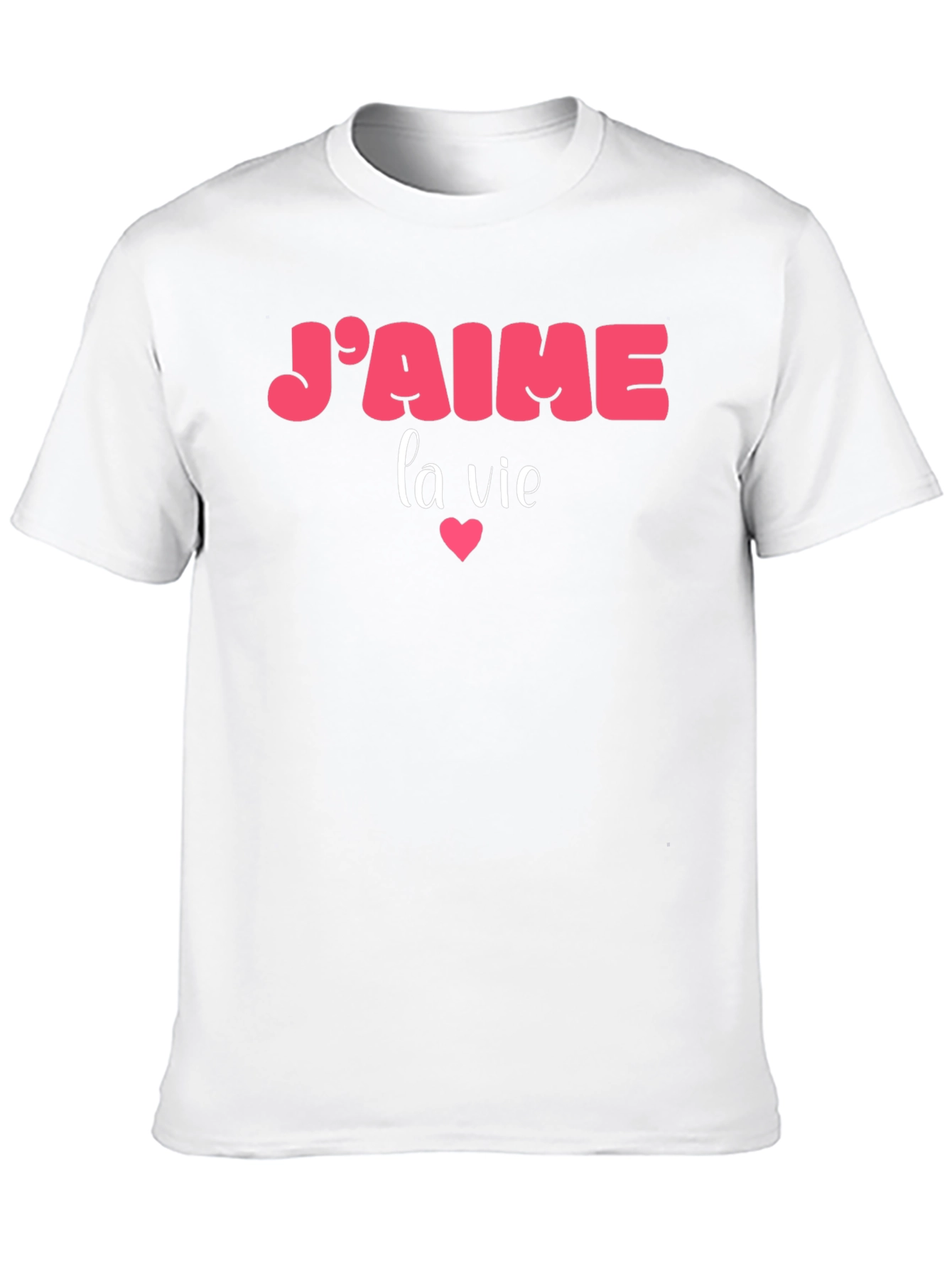 Jaime la vie Graphic T-Shirt - Black