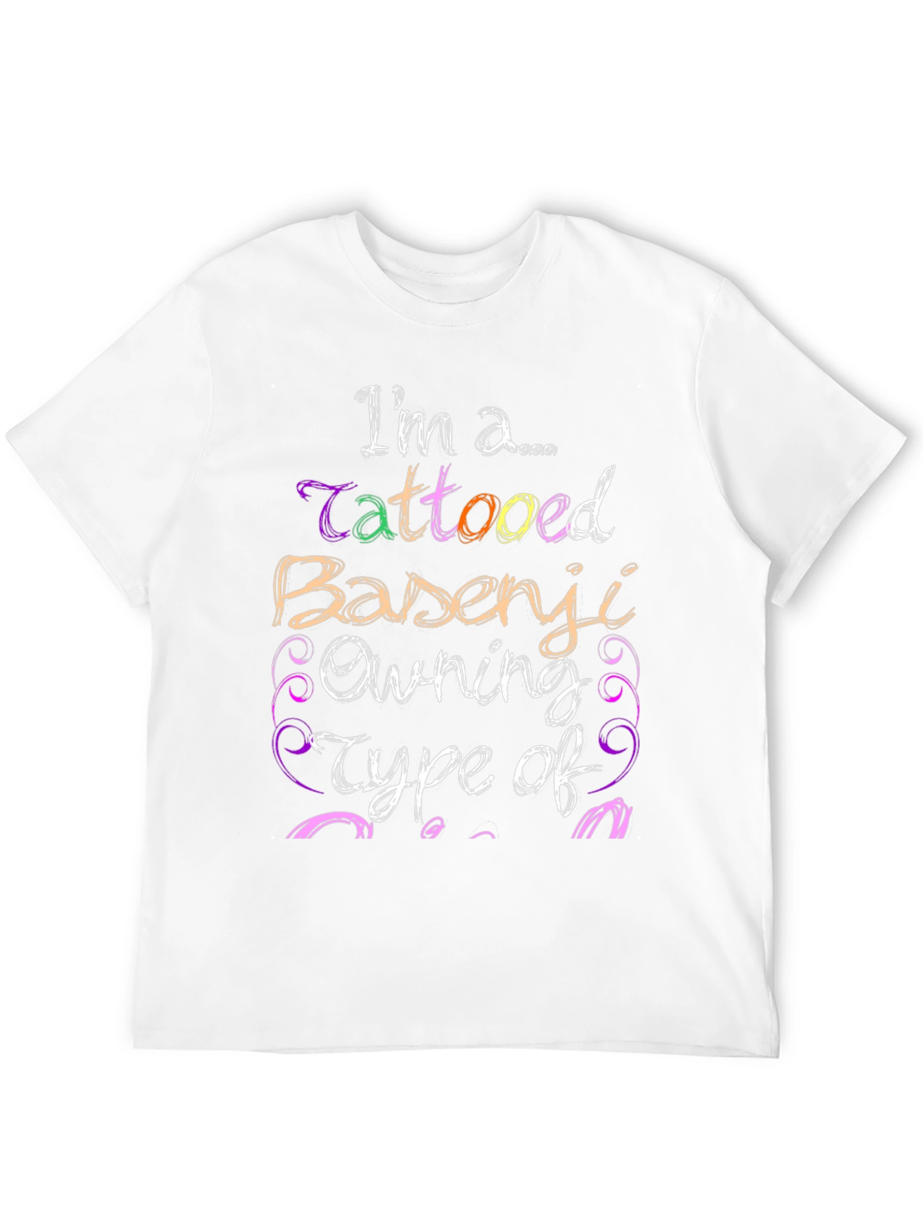 Tattooed Basenji Owner Novelty T-Shirt