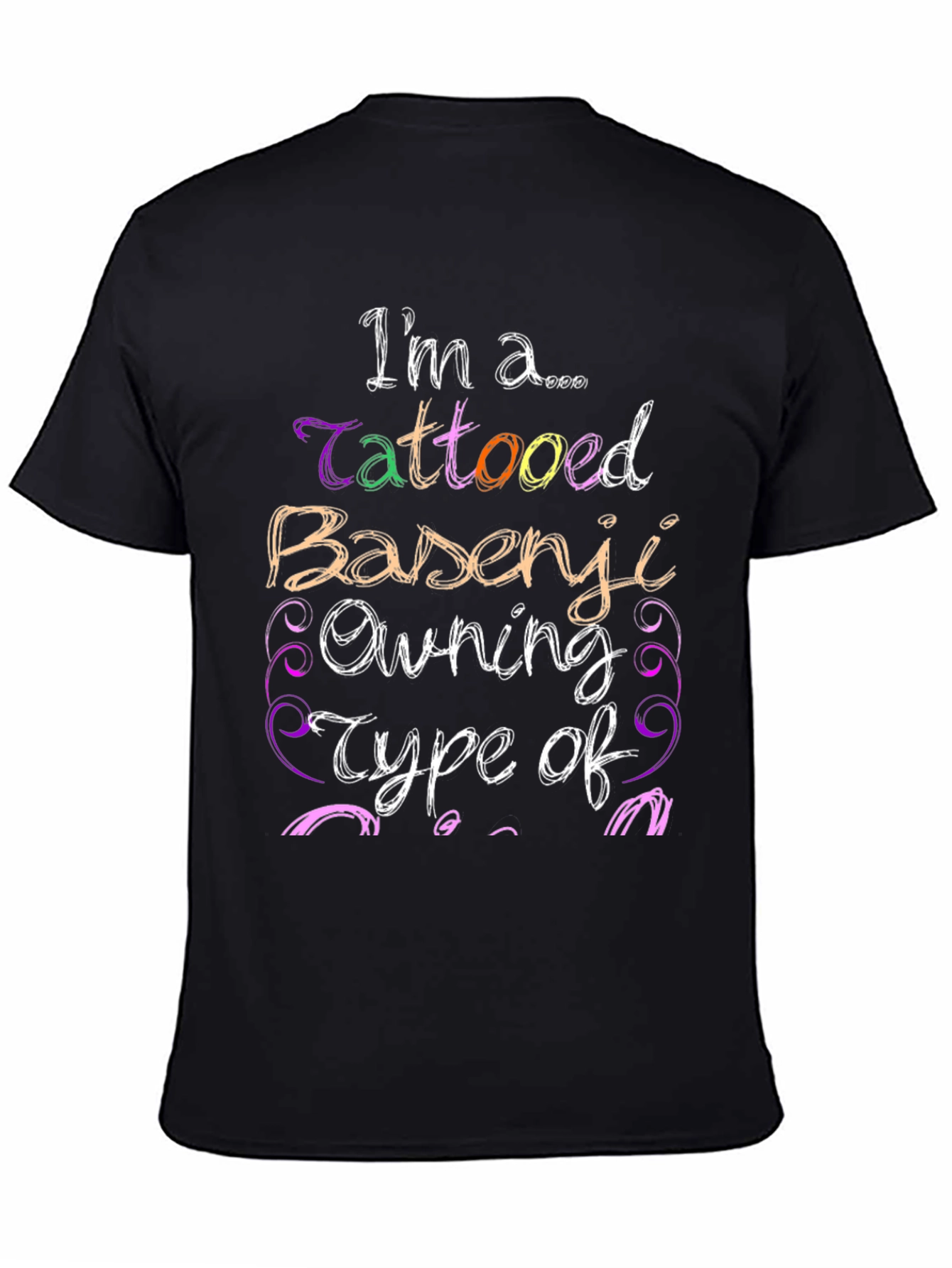 Tattooed Basenji Owner Novelty T-Shirt