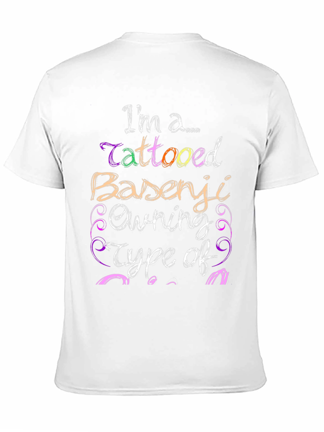 Tattooed Basenji Owner Novelty T-Shirt