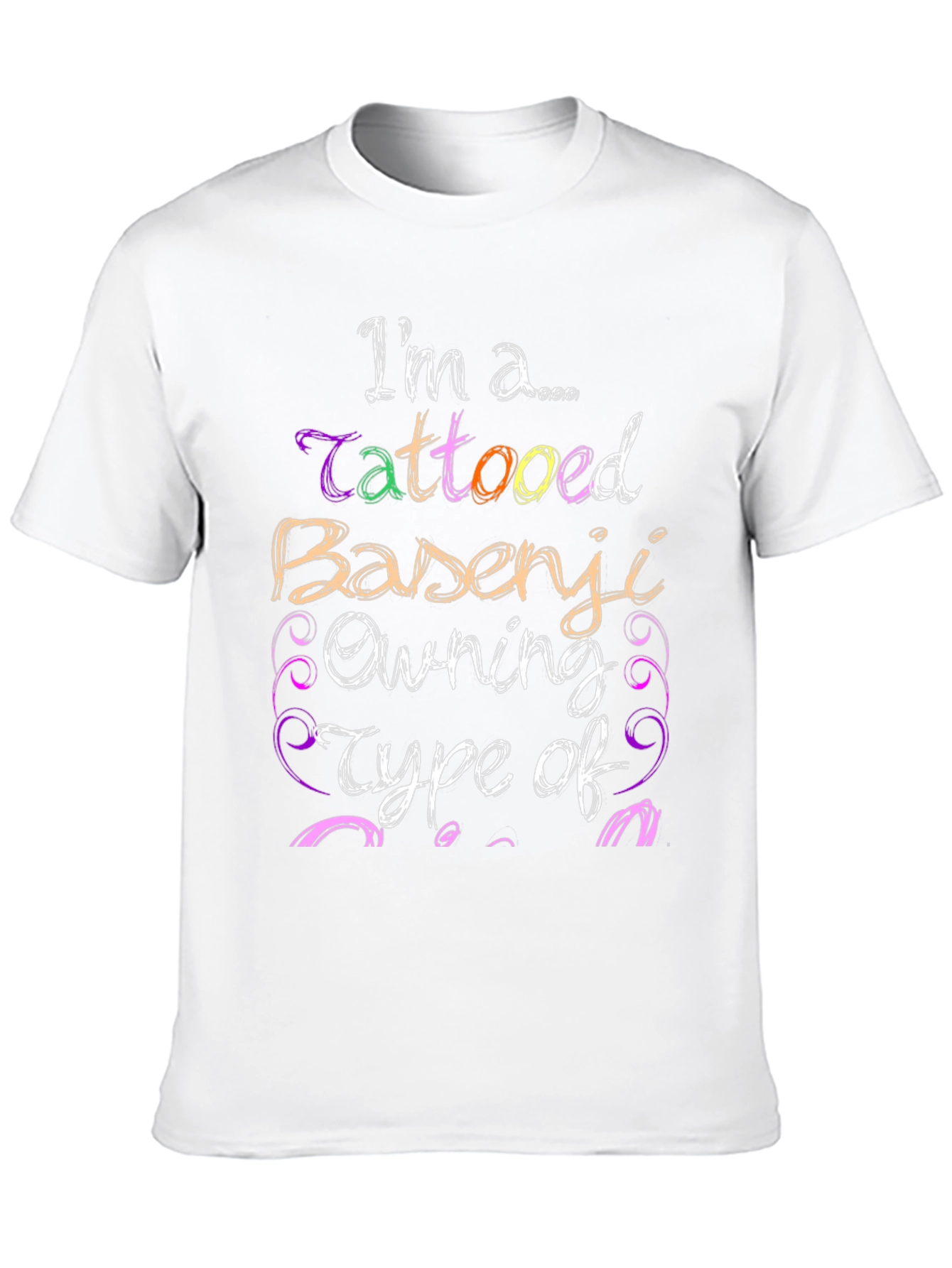 Tattooed Basenji Owner Novelty T-Shirt