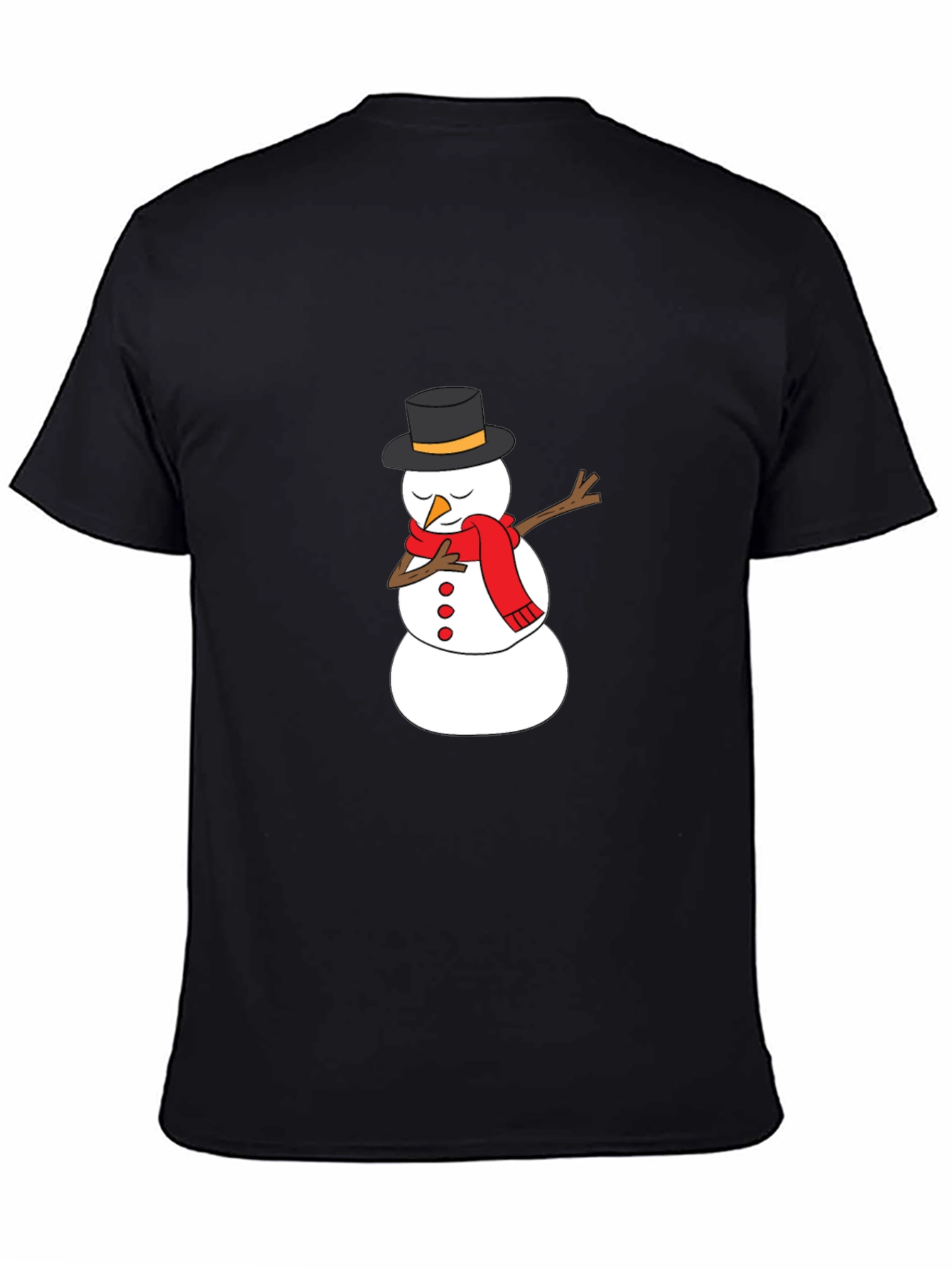 Snowman Dabbing Graphic Tee - Holiday Fun
