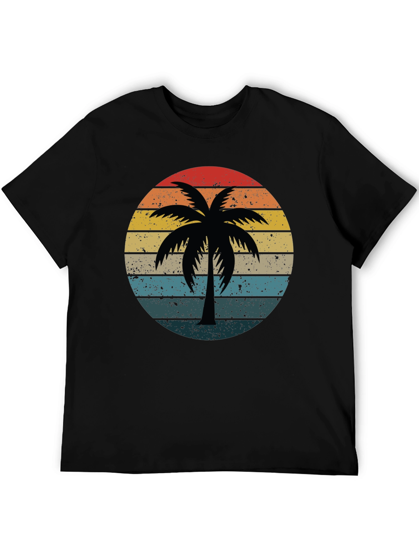 Retro Palm Tree Sunset Graphic Tee