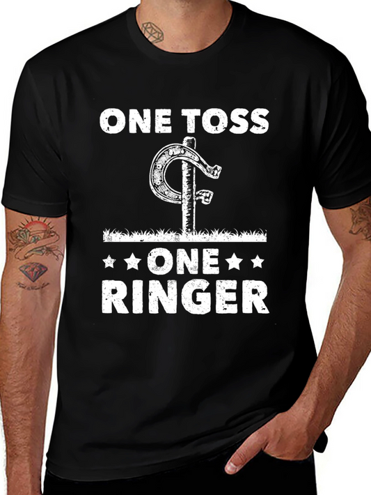 One Toss One Ringer Graphic Tee - Horseshoe T-Shirt