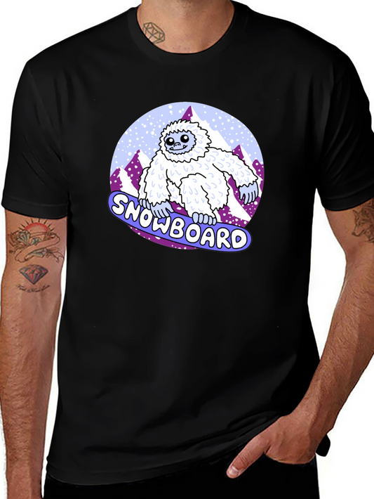 Snowboard Yeti T-Shirt - Funny Winter Sport Tee