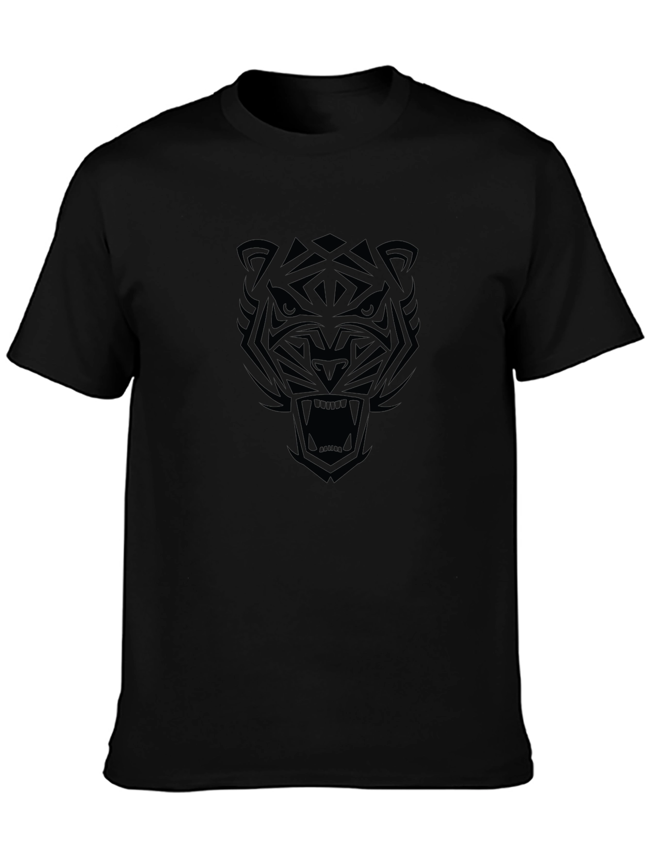 Black Tiger Graphic Tee - Stylish Mens T-Shirt