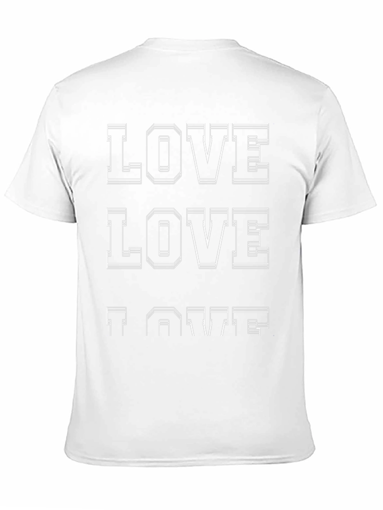 Love Graphic T-Shirt - Black Casual Tee