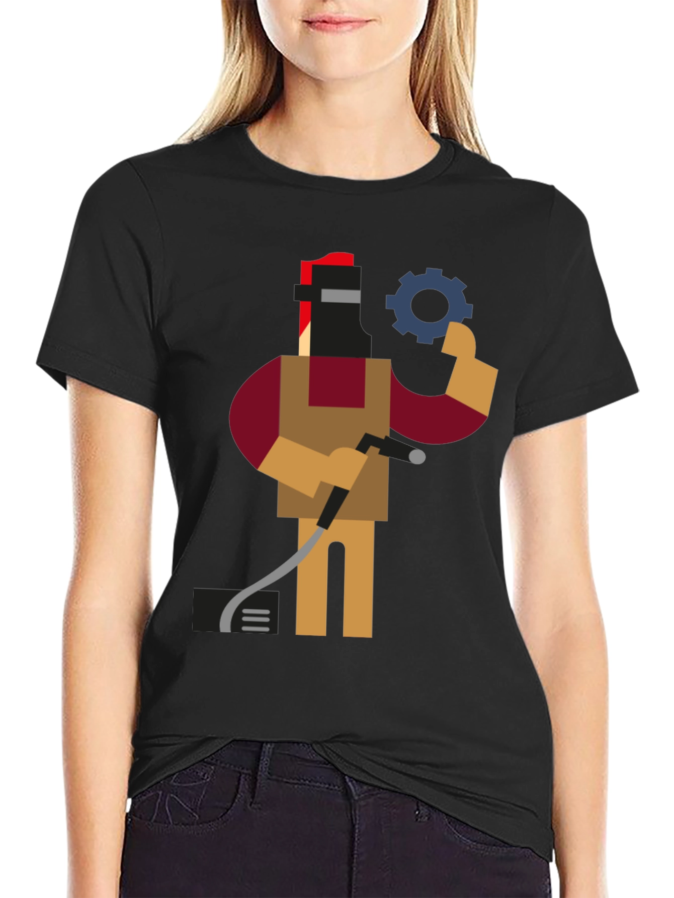 Welder Graphic Tee - Cool & Unique Design
