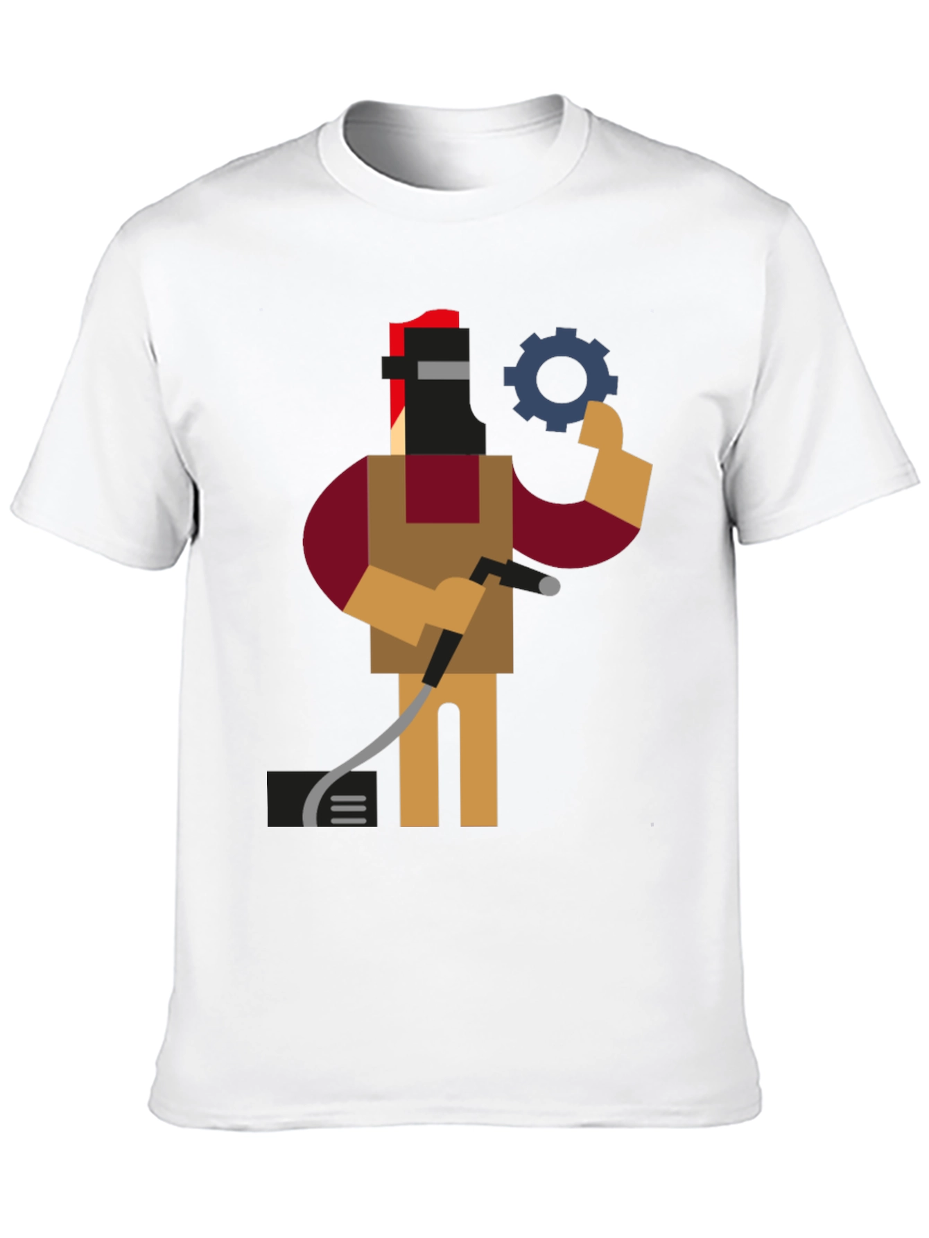 Welder Graphic Tee - Cool & Unique Design