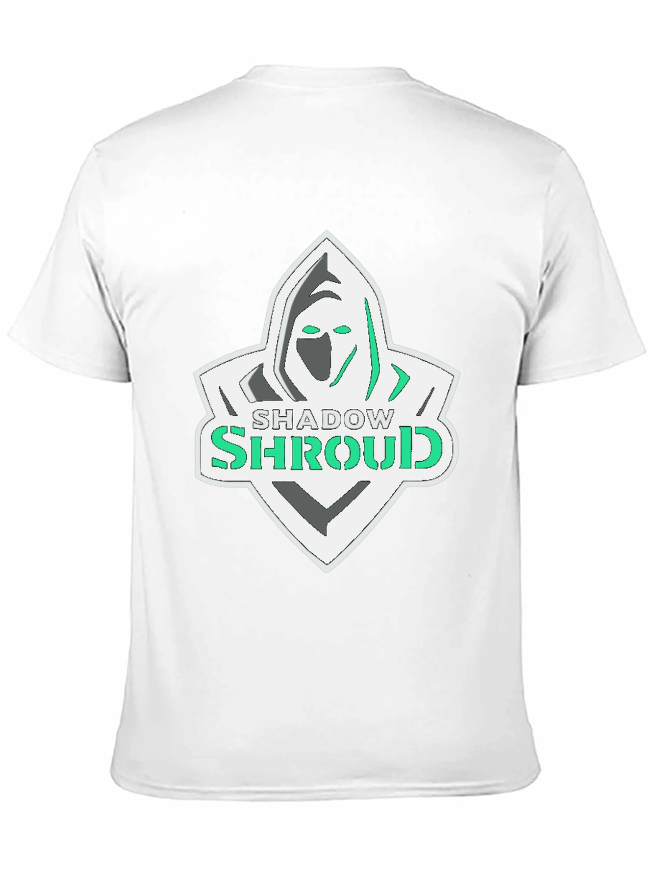 Shadow Shroud Graphic Tee - Black Cotton Blend