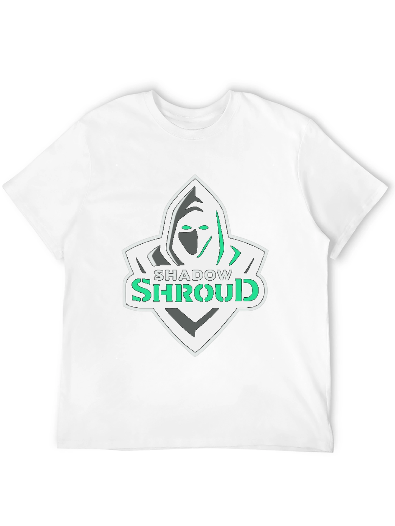 Shadow Shroud Graphic Tee - Black Cotton Blend