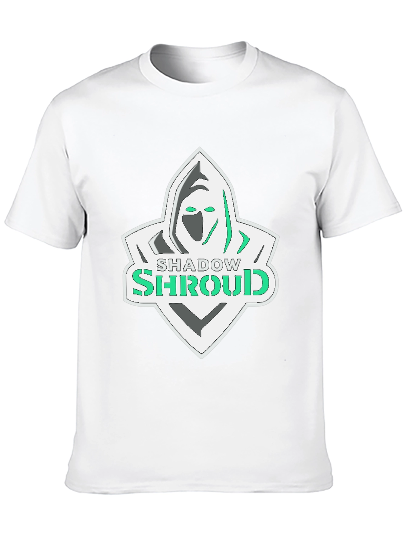 Shadow Shroud Graphic Tee - Black Cotton Blend