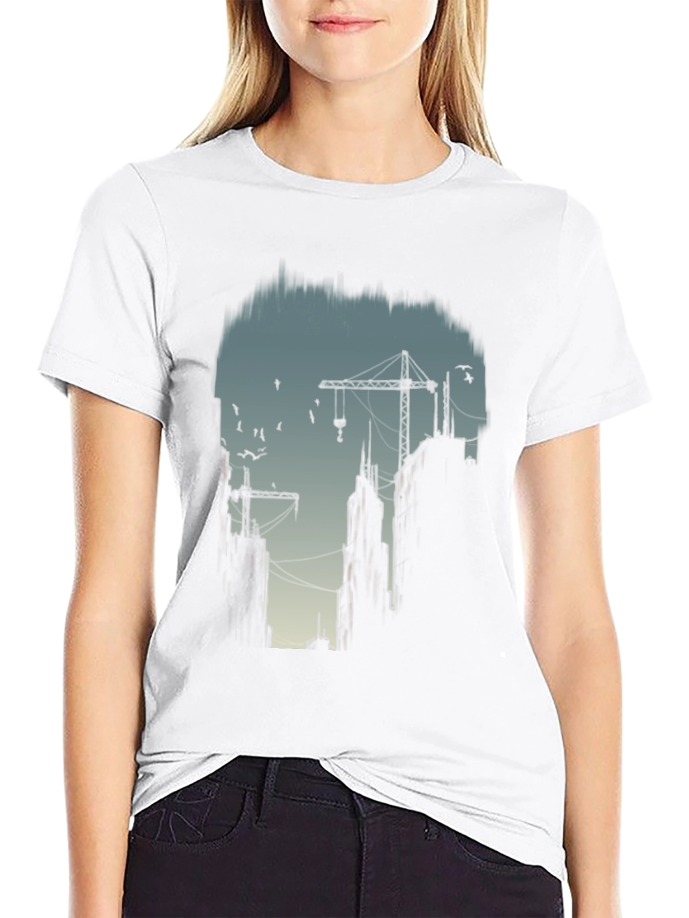 Urban Silhouette Black T-Shirt
