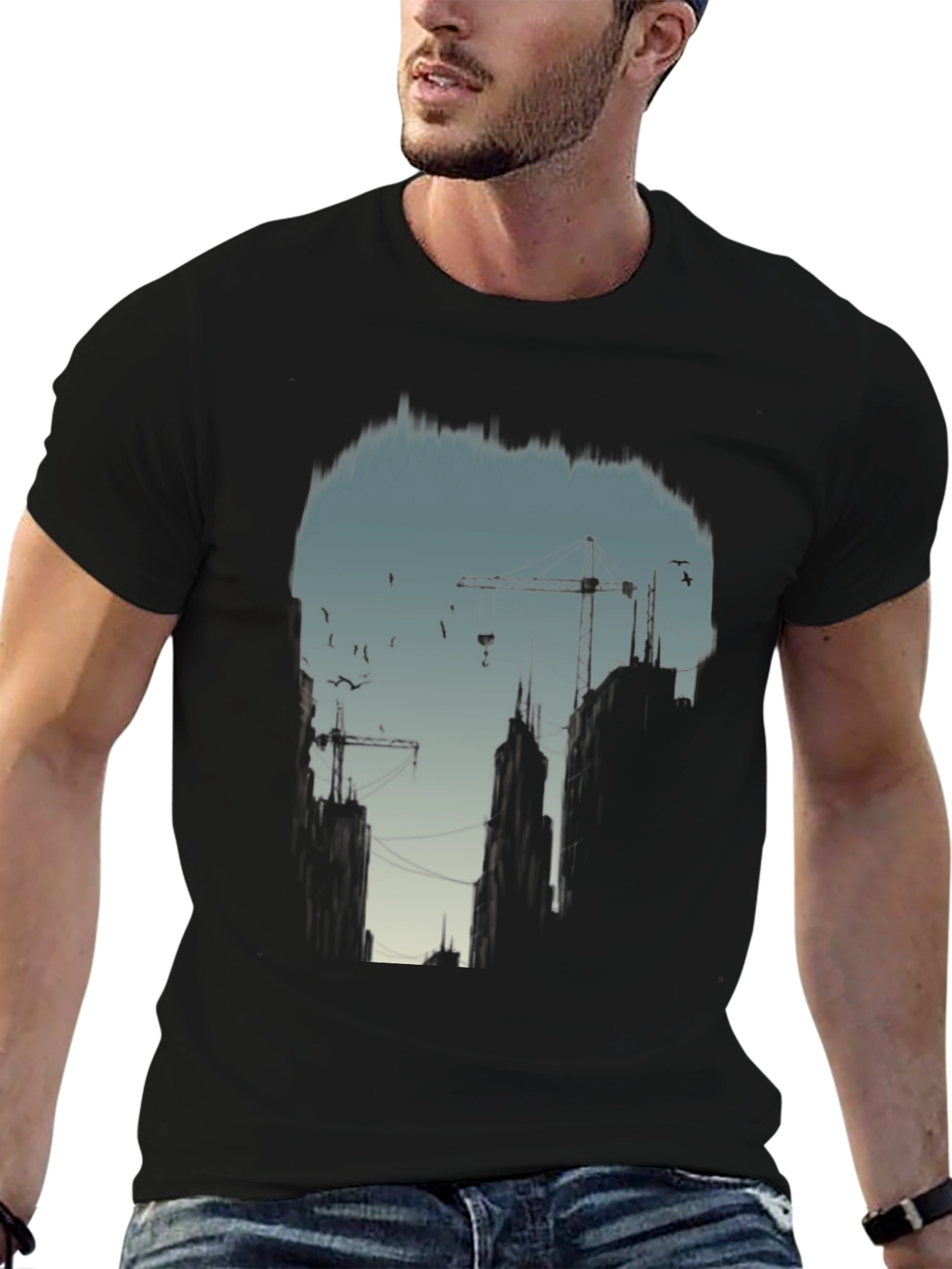 Urban Silhouette Black T-Shirt