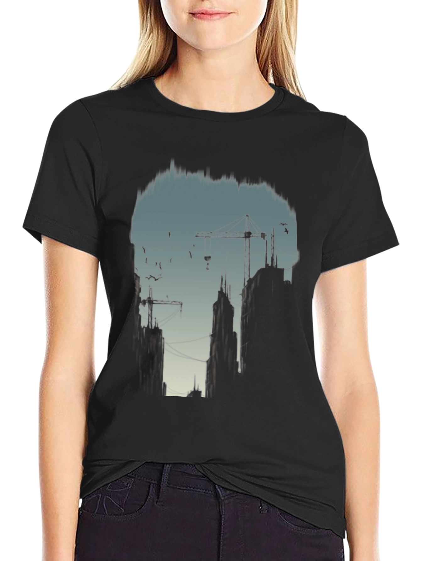 Urban Silhouette Black T-Shirt