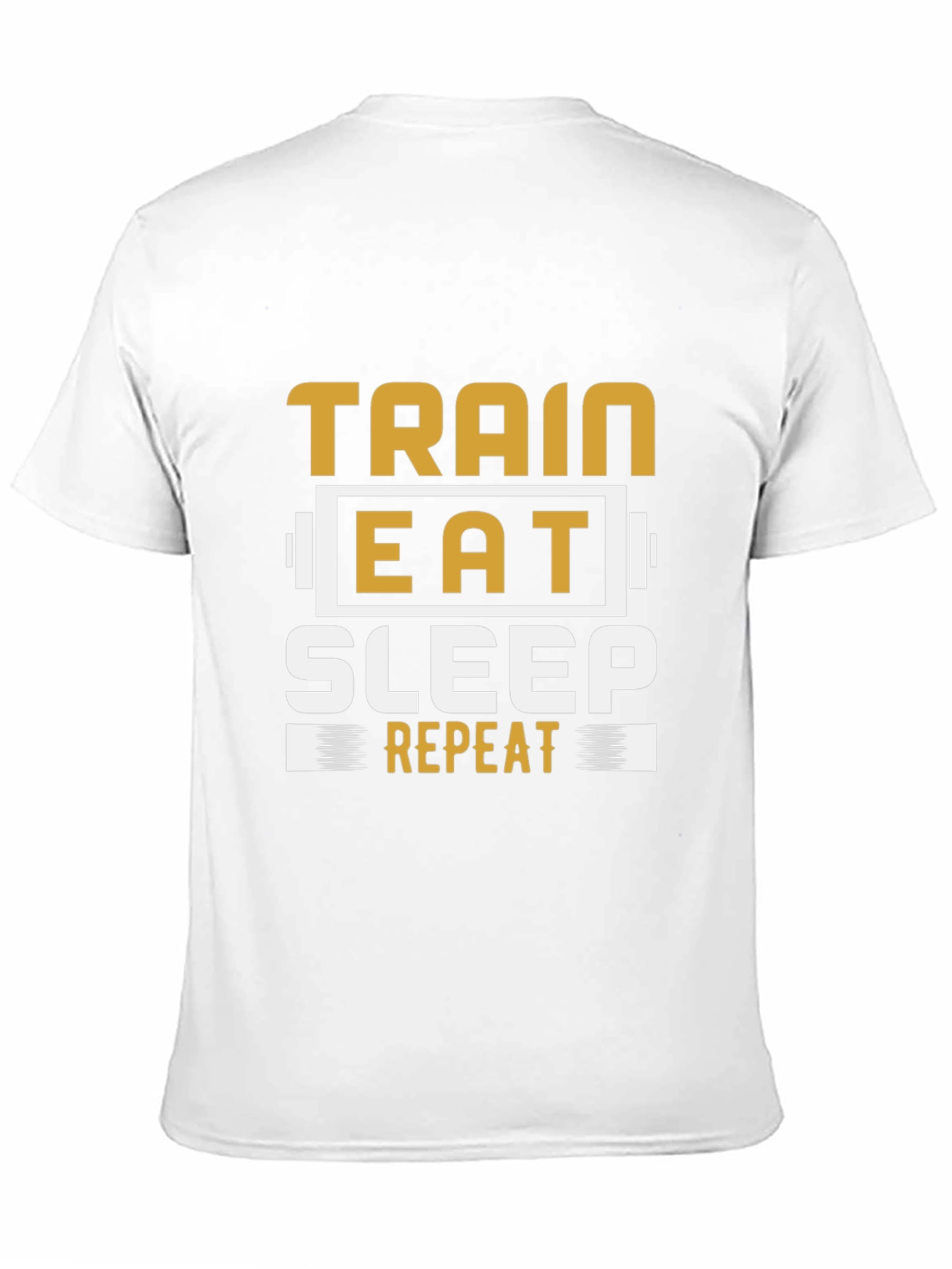 Train Eat Sleep Repeat Black T-Shirt