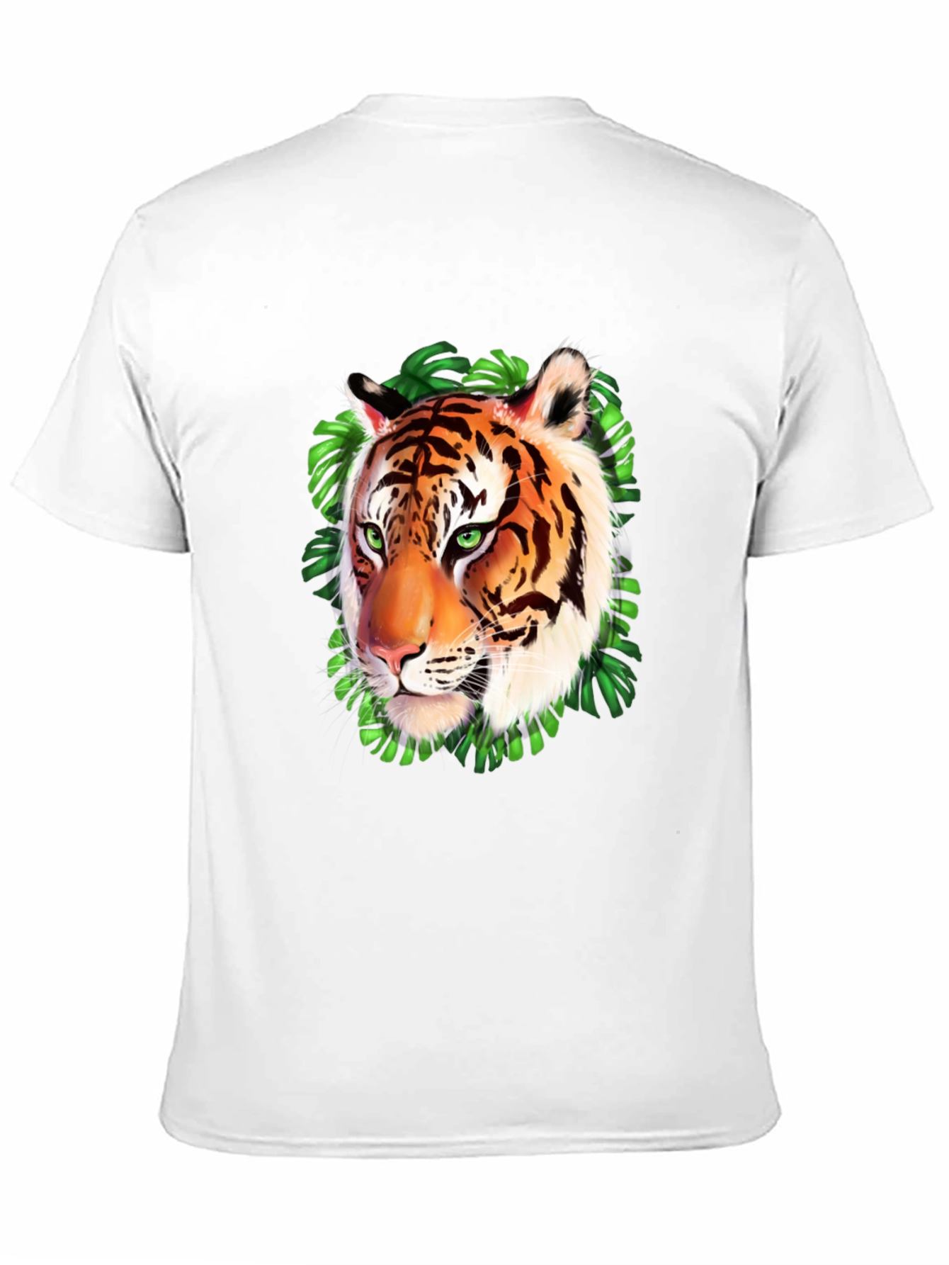 Tiger Graphic Print Black T-Shirt