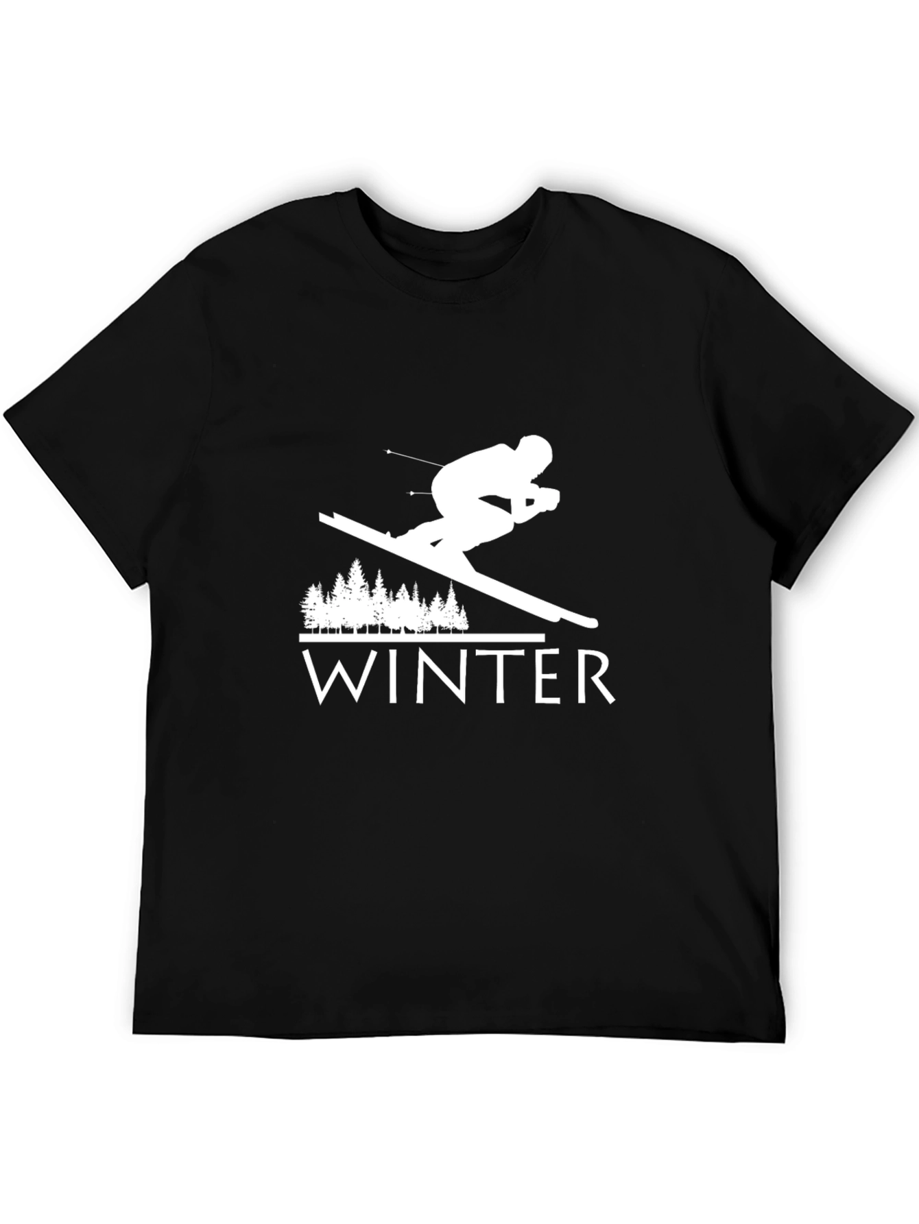 Winter Skiing T-Shirt - Unisex Cotton Tee