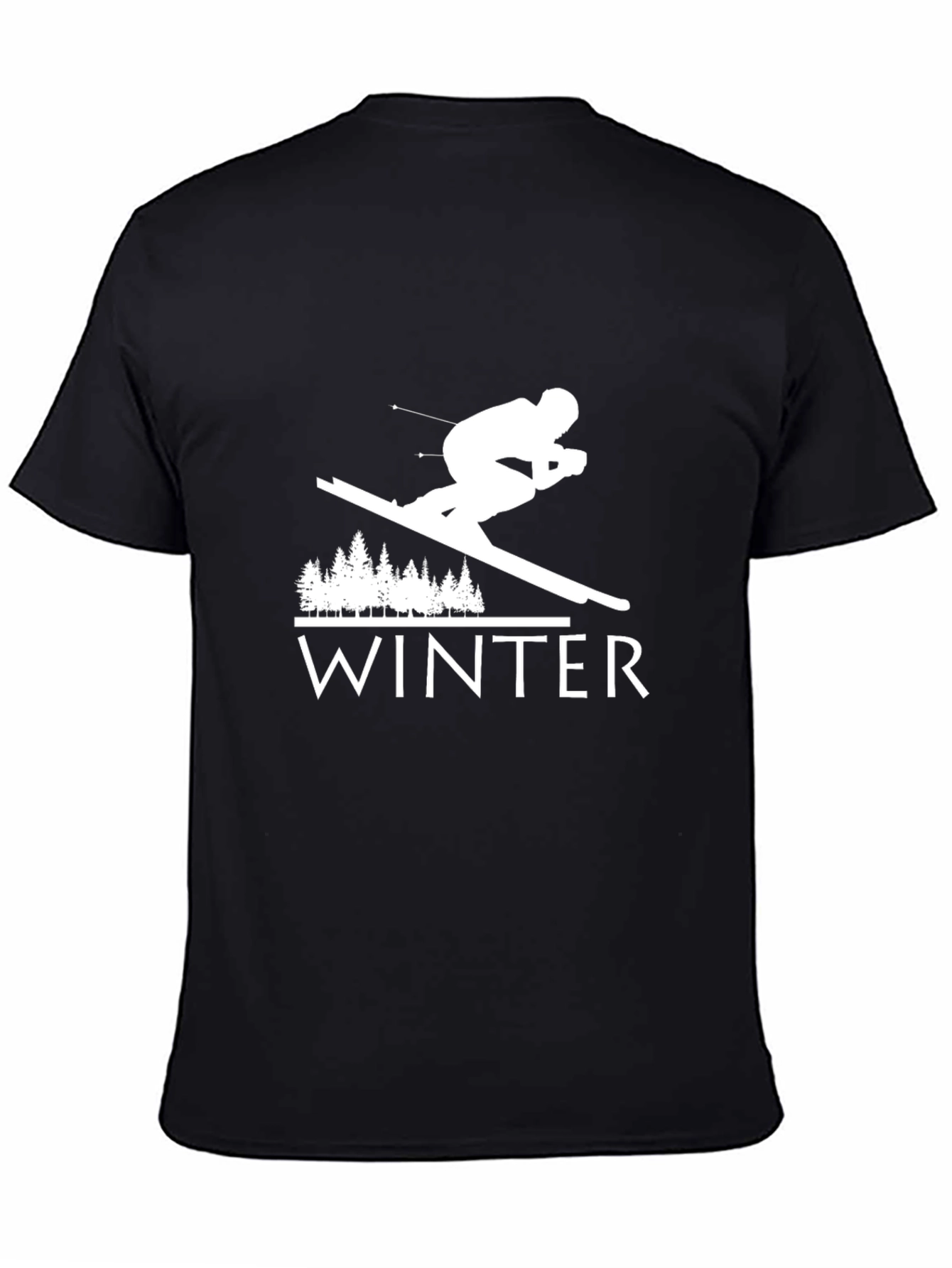 Winter Skiing T-Shirt - Unisex Cotton Tee