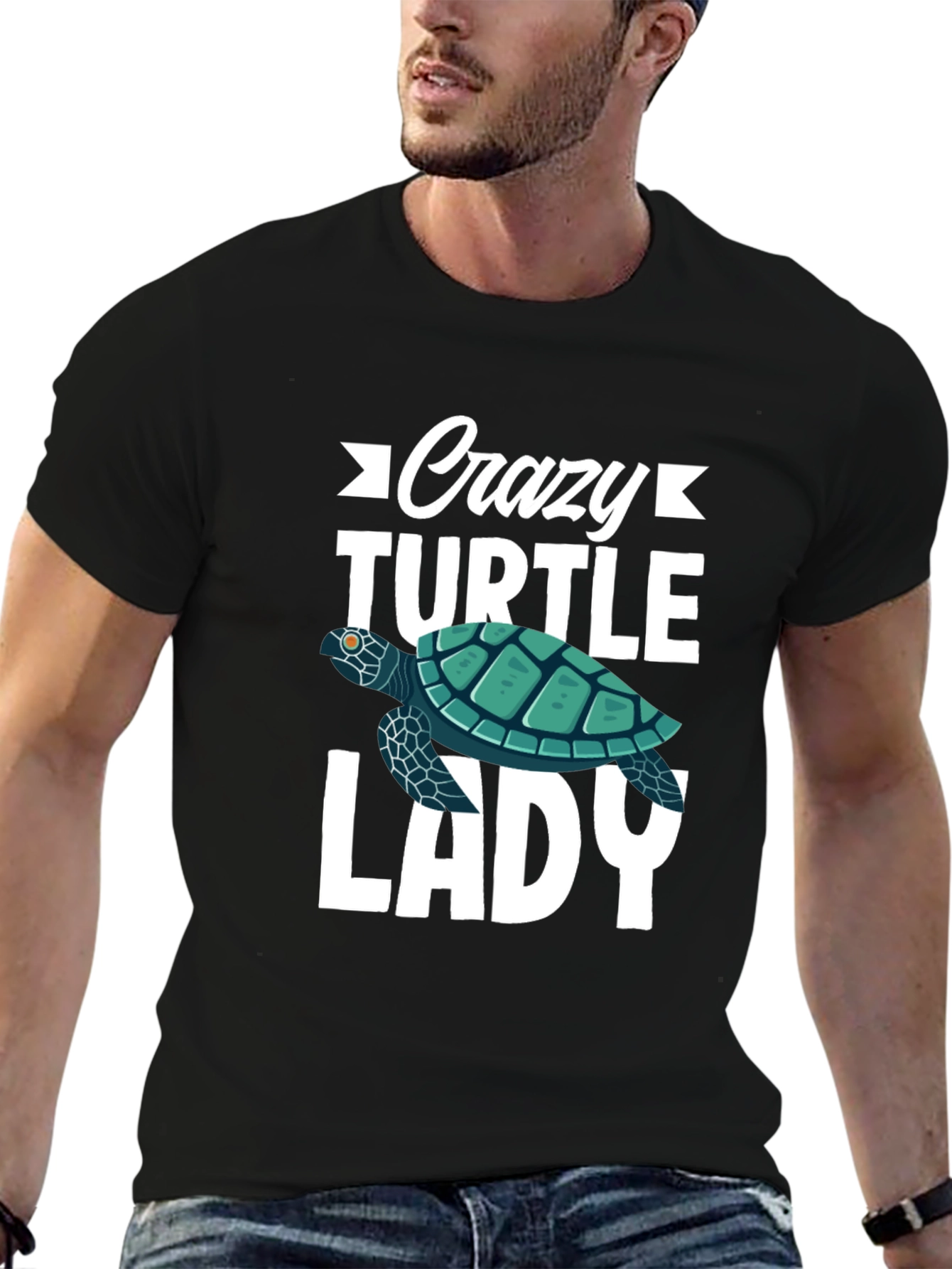 Crazy Turtle Lady Graphic Tee