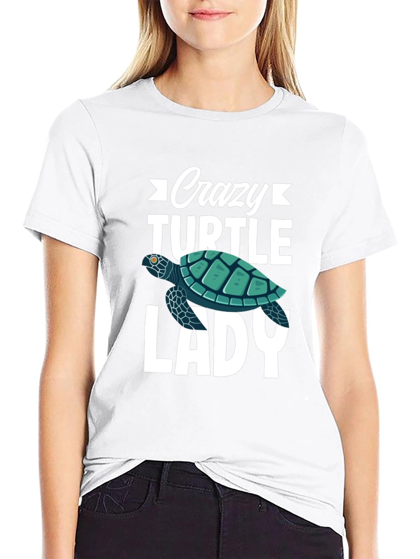 Crazy Turtle Lady Graphic Tee