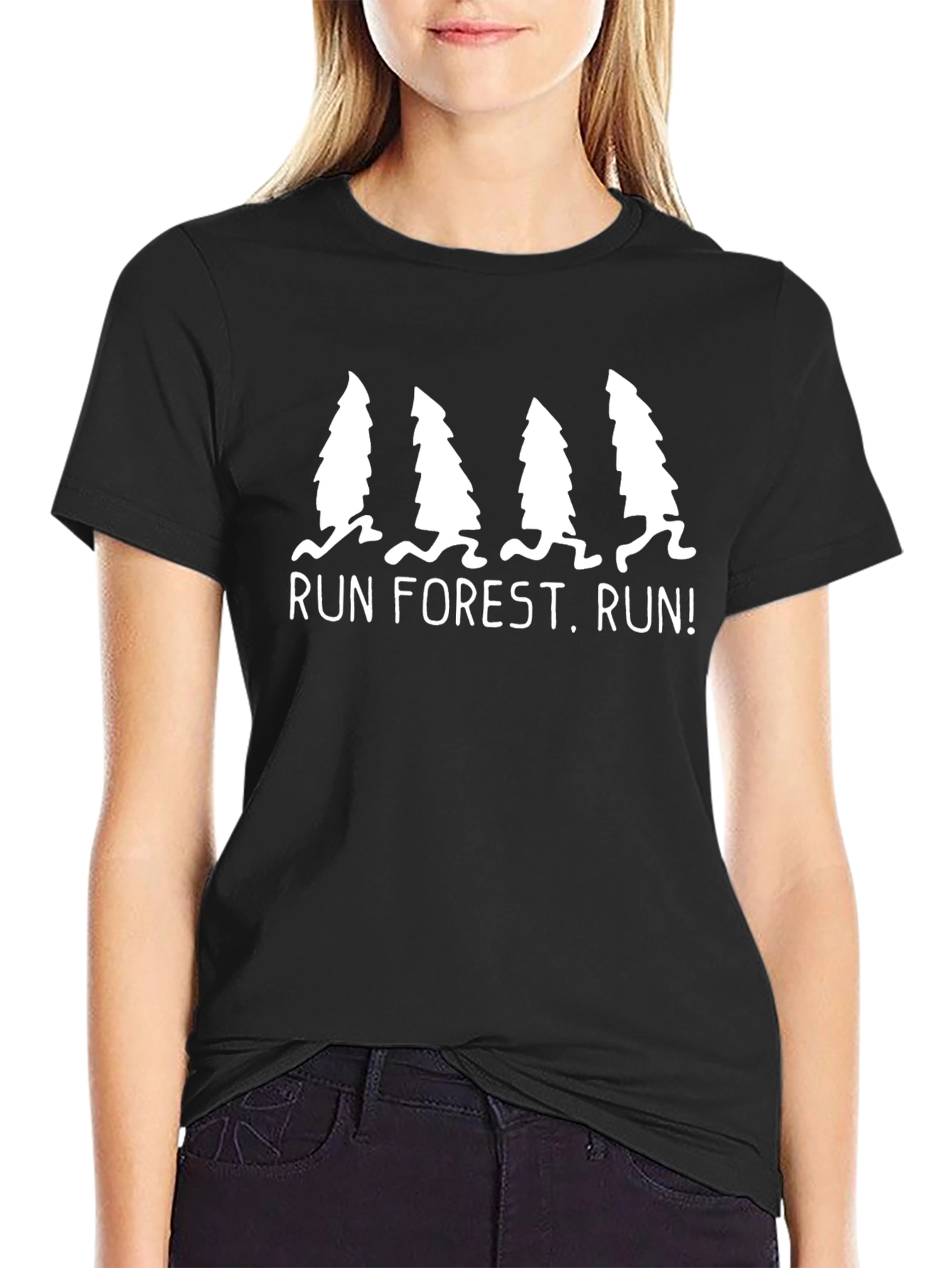 Run Forest Run T-Shirt | Funny Graphic Tee