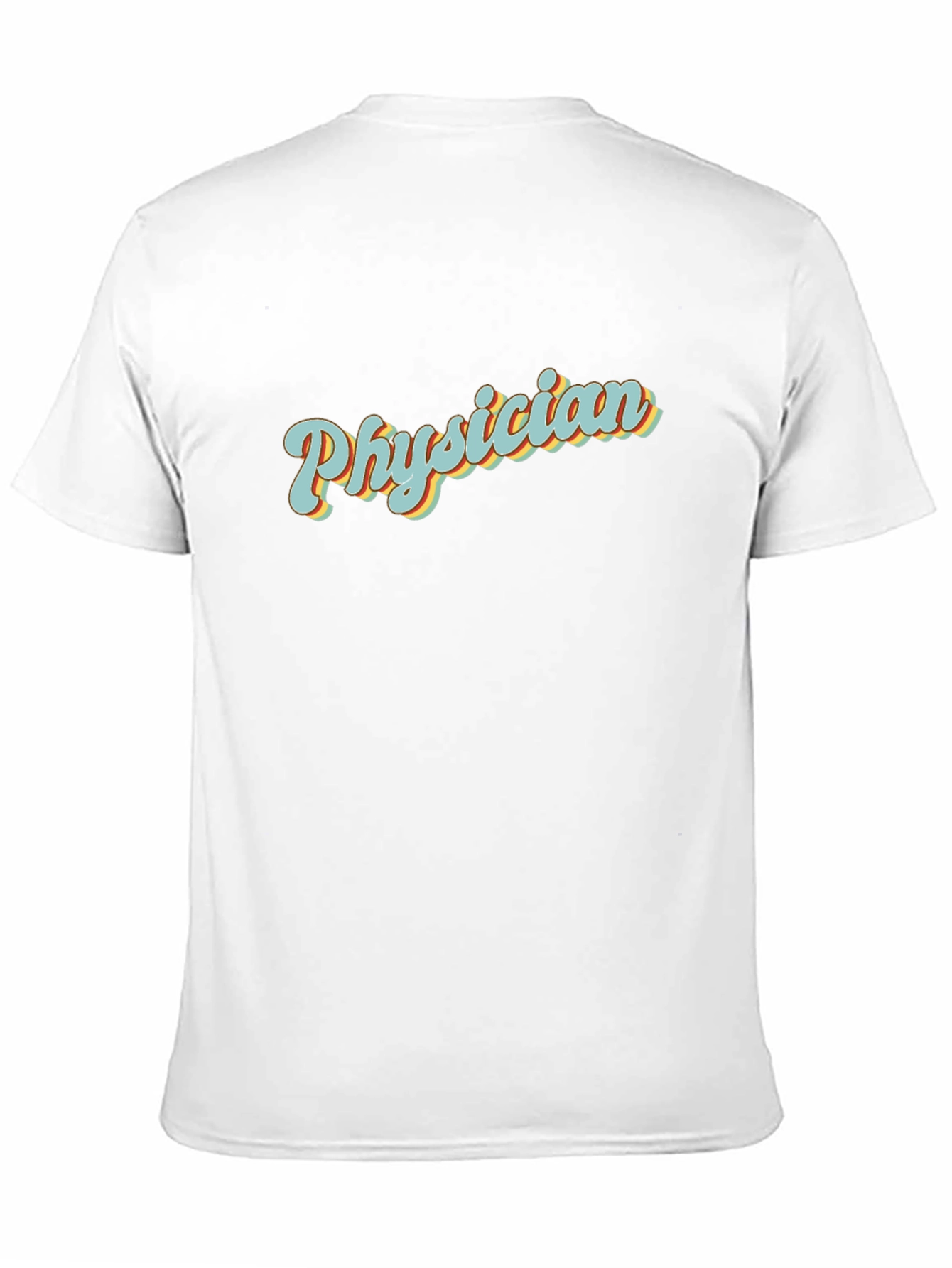 Retro Physician T-Shirt - Black Crew Neck Tee