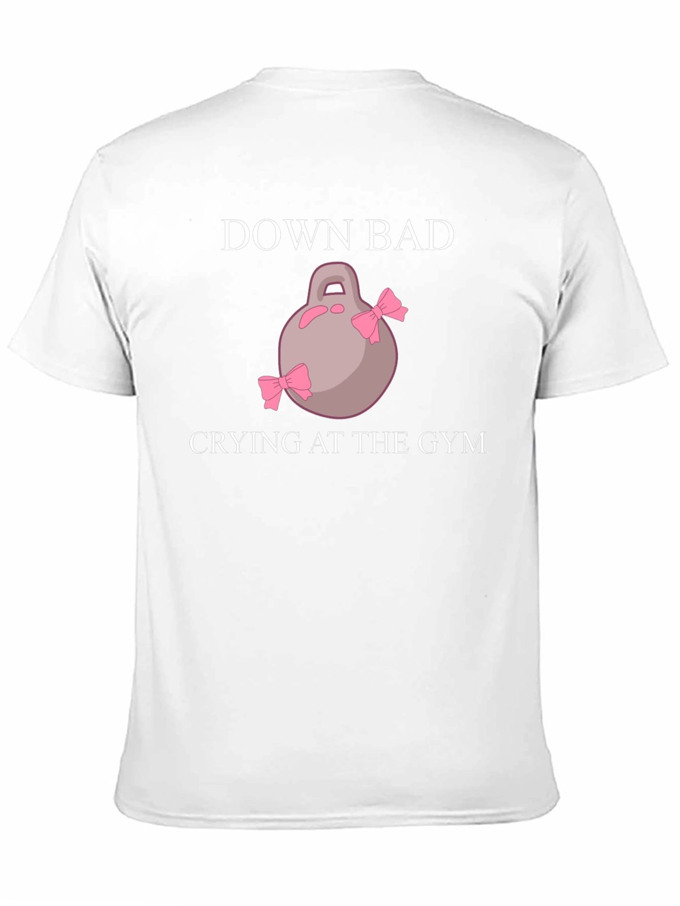 Down Bad Crying at the Gym Black T-Shirt