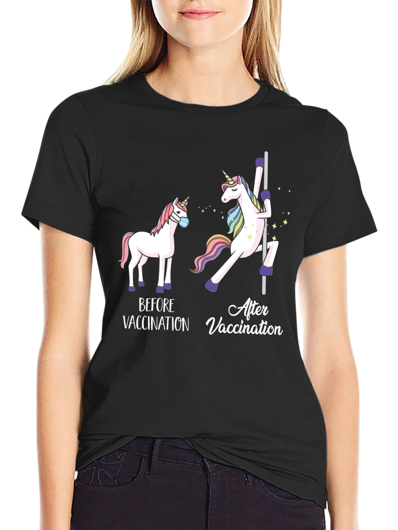 Vaccinated Unicorn T-Shirt
