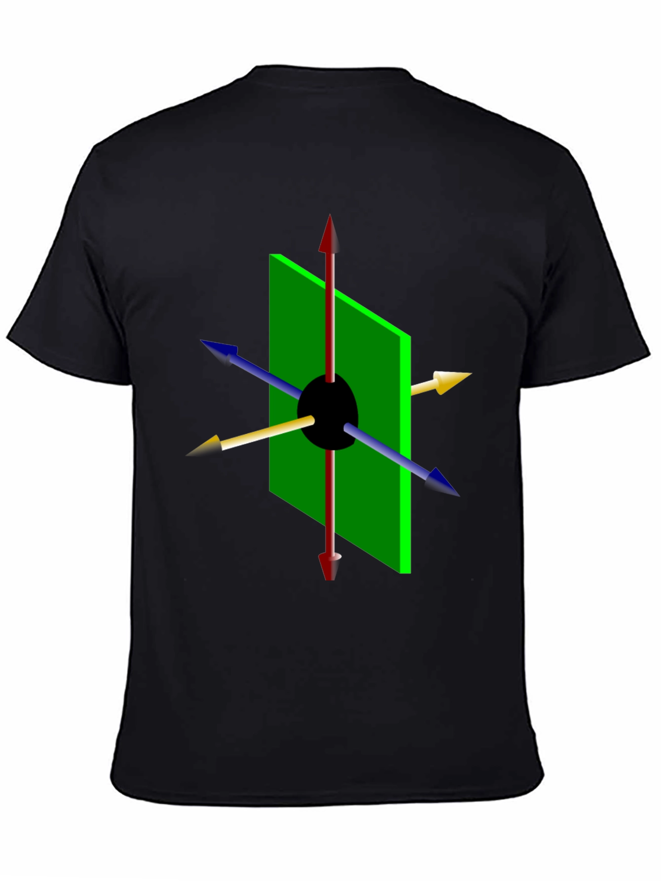 Geometric Arrow Graphic Tee - Modern Style