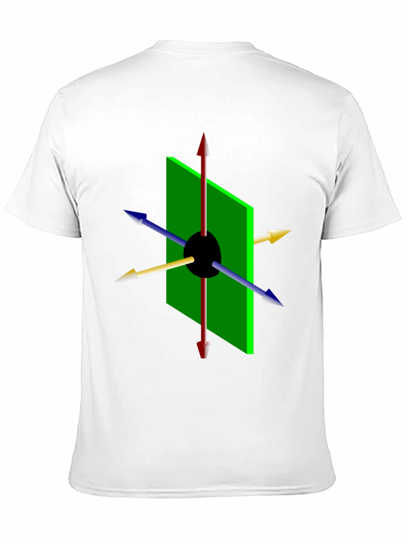 Geometric Arrow Graphic Tee - Modern Style