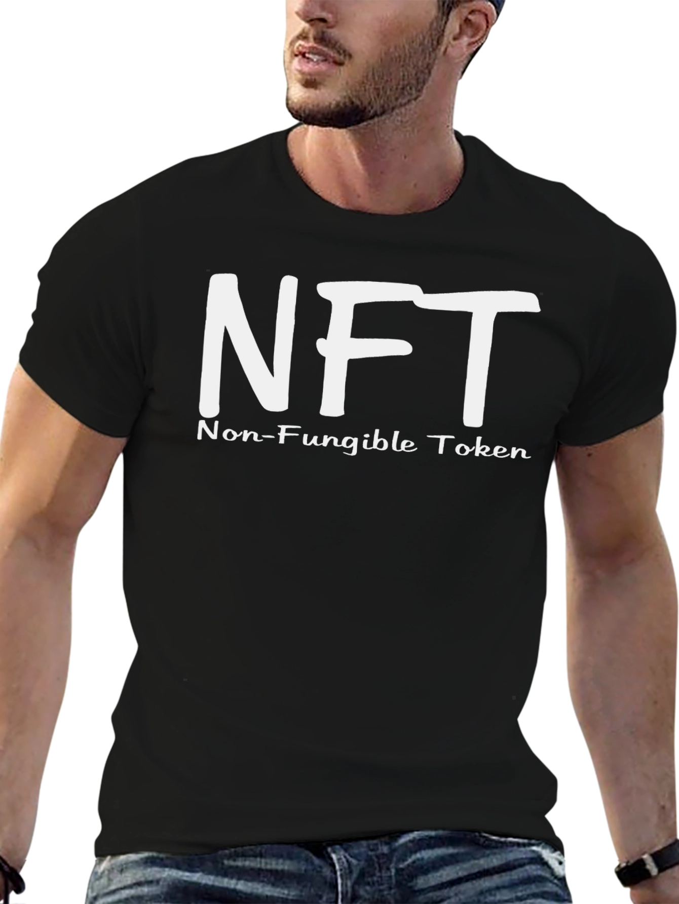 NFT Non-Fungible Token Black T-Shirt