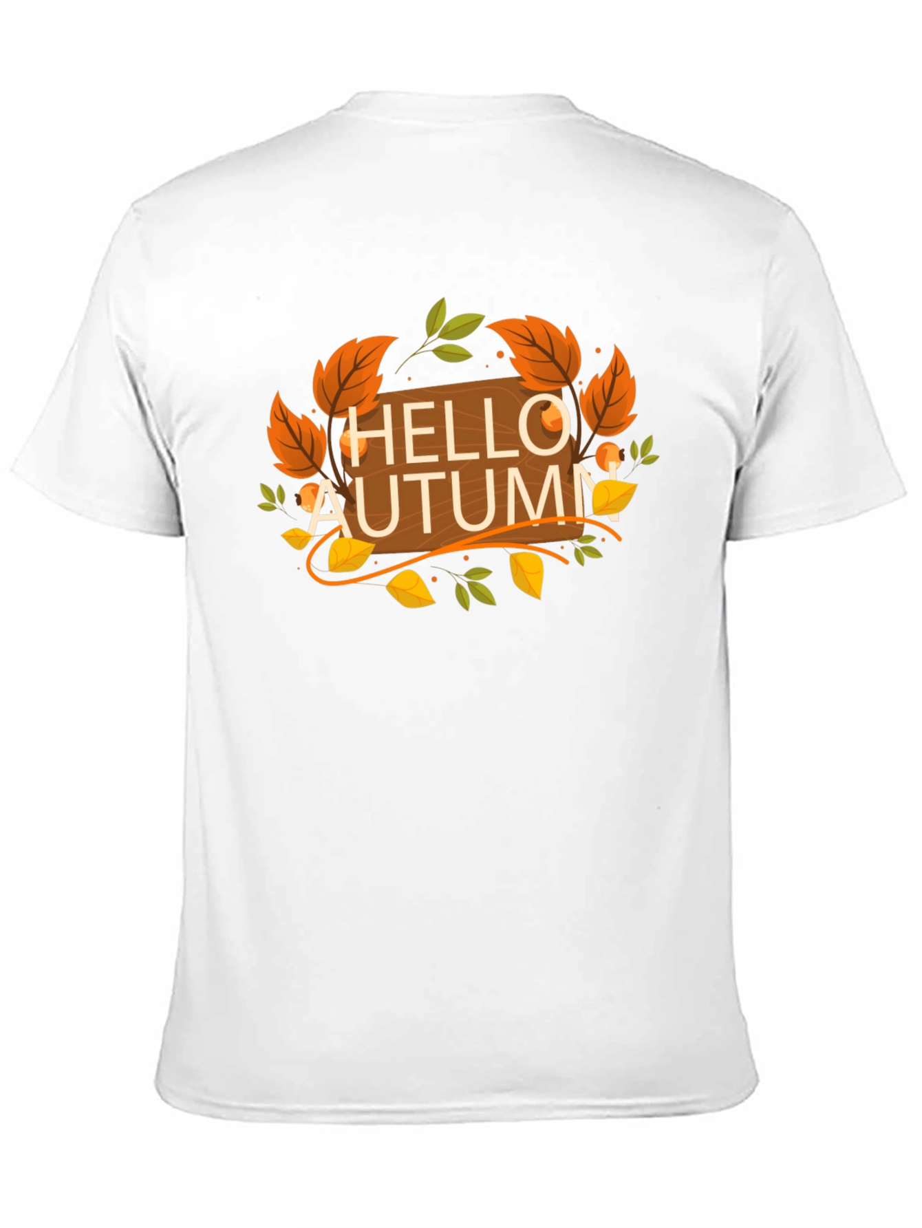 Hello Autumn T-Shirt - Fall Season Graphic Tee