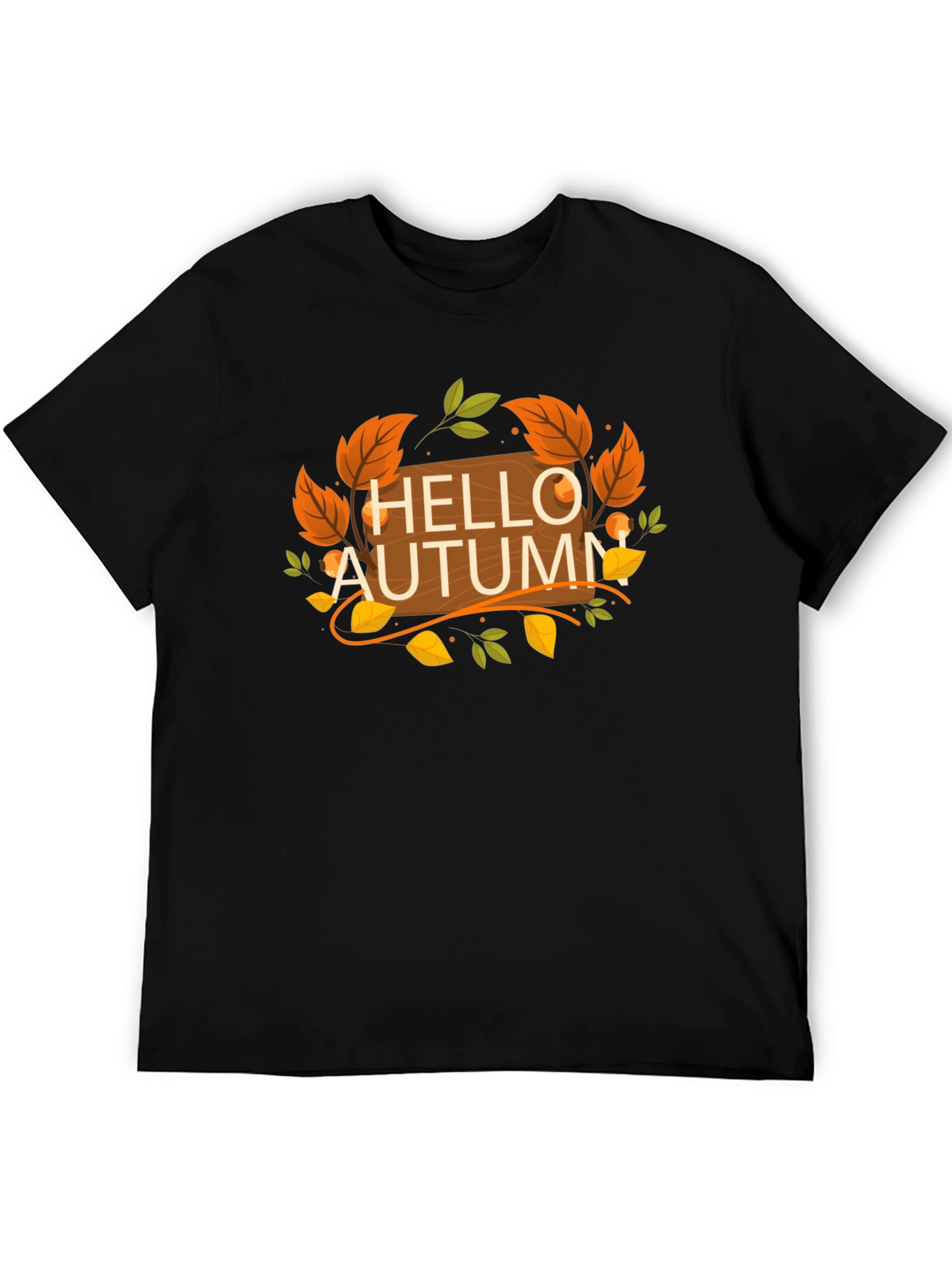 Hello Autumn T-Shirt - Fall Season Graphic Tee