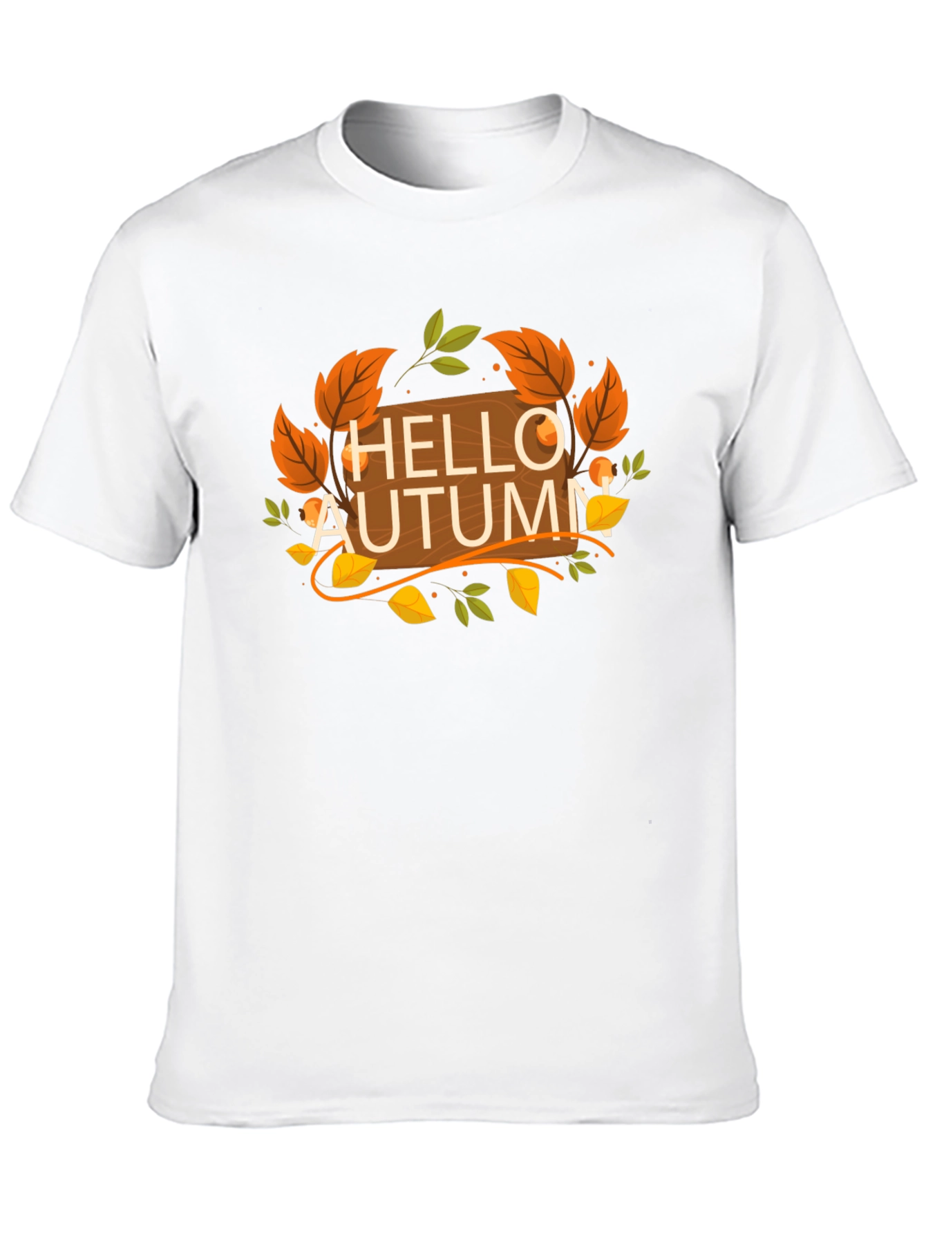 Hello Autumn T-Shirt - Fall Season Graphic Tee