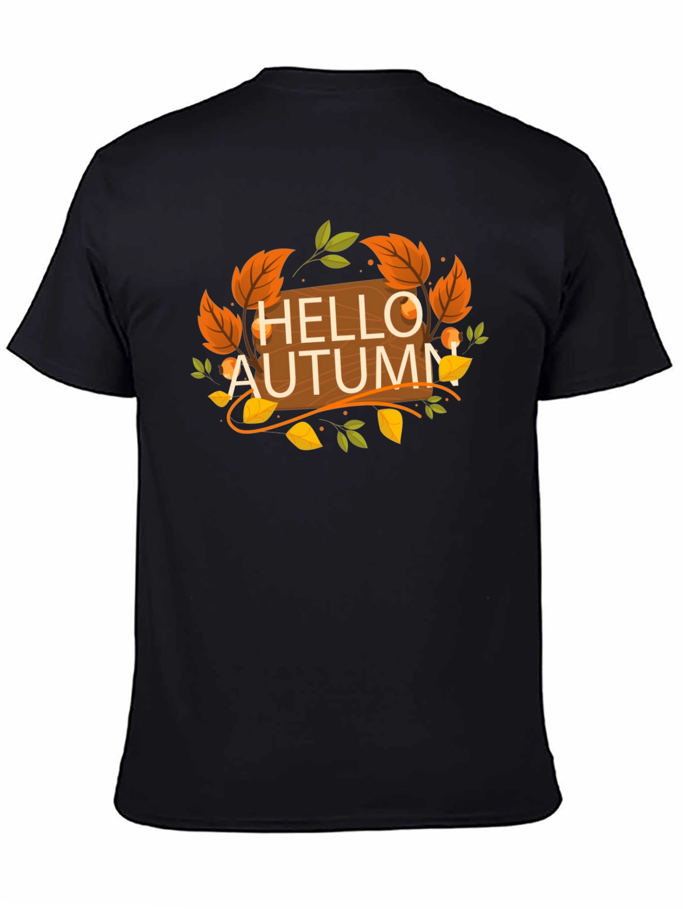 Hello Autumn T-Shirt - Fall Season Graphic Tee