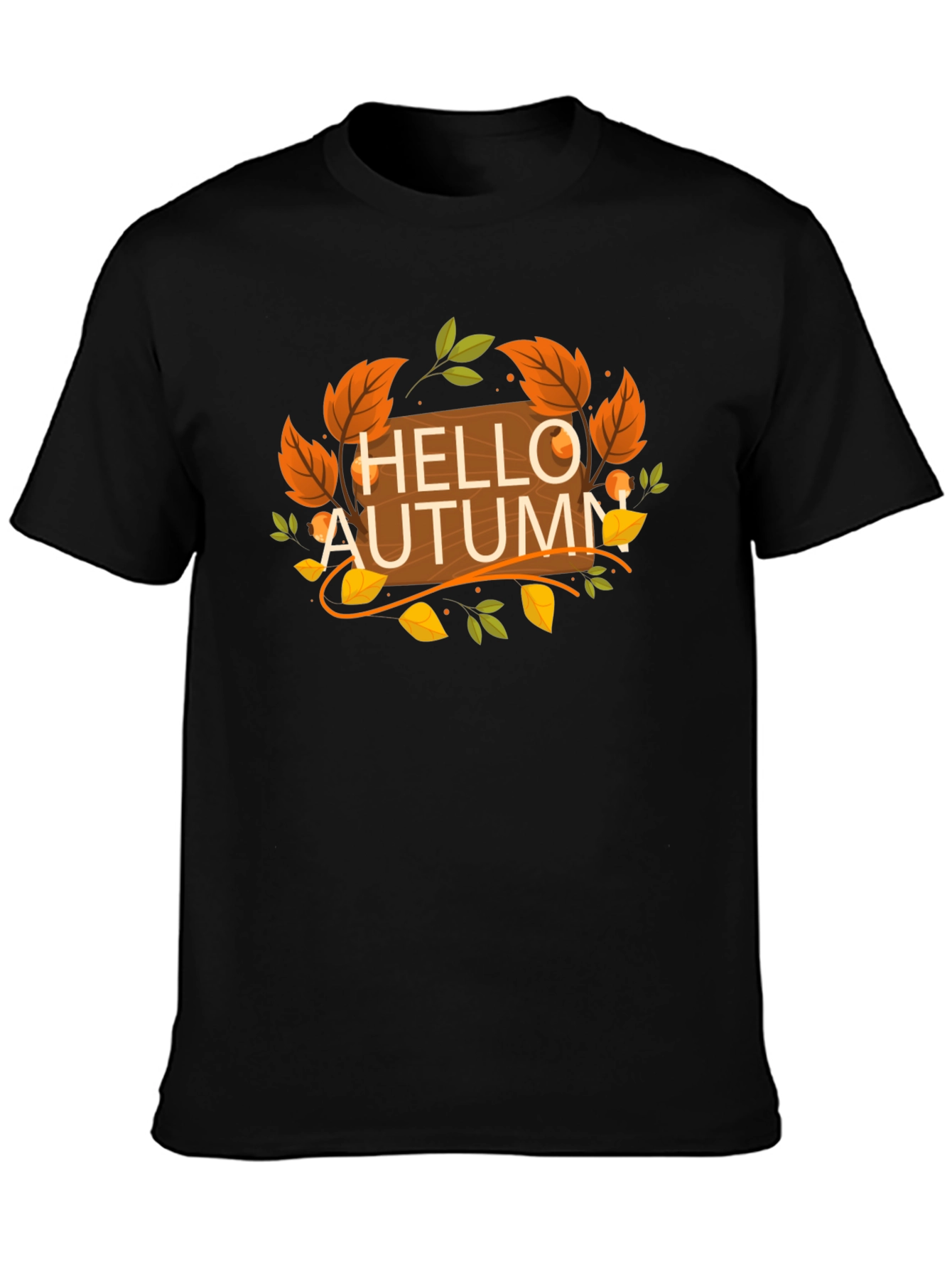 Hello Autumn T-Shirt - Fall Season Graphic Tee