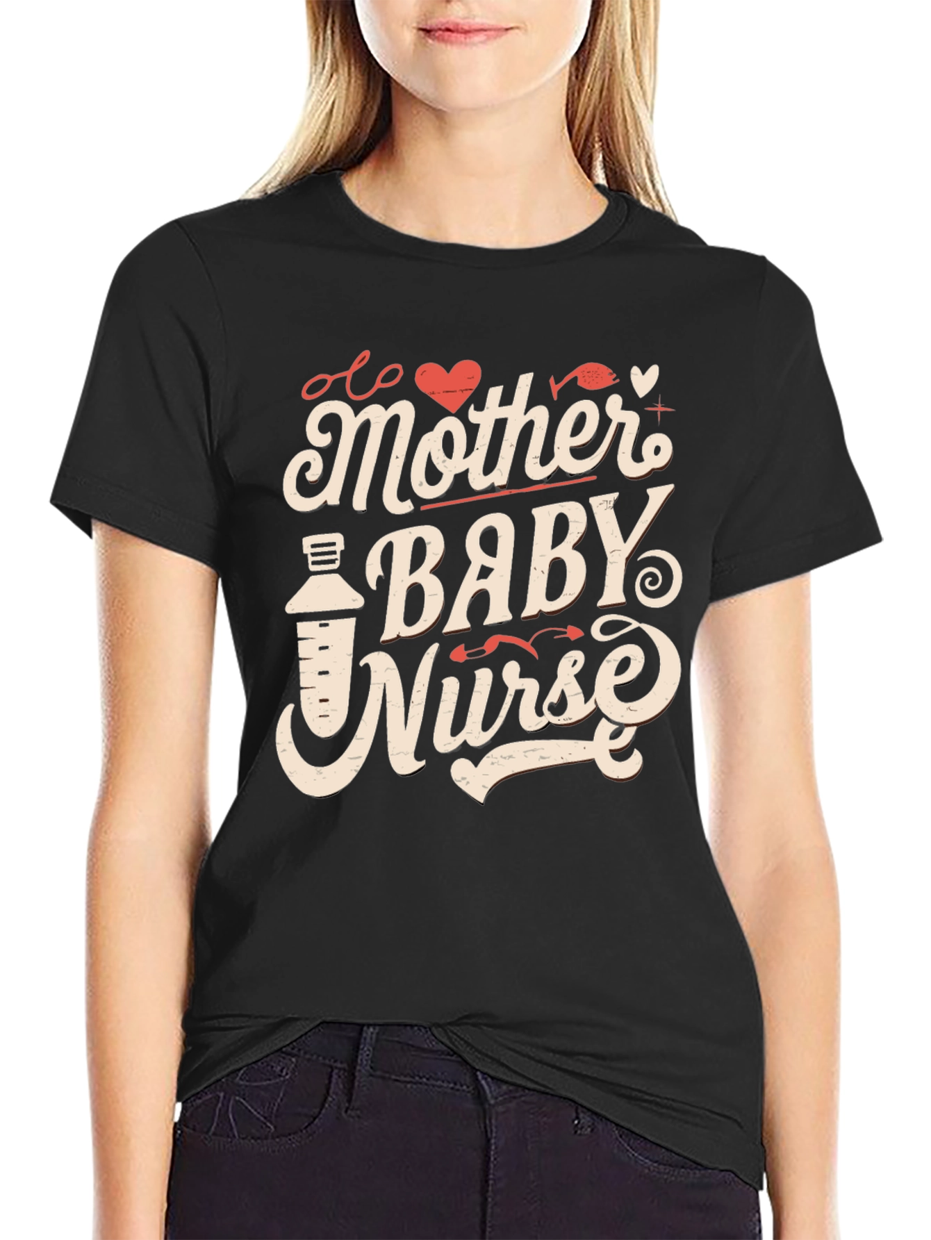 Mother Baby Nurse Graphic T-Shirt - Unisex