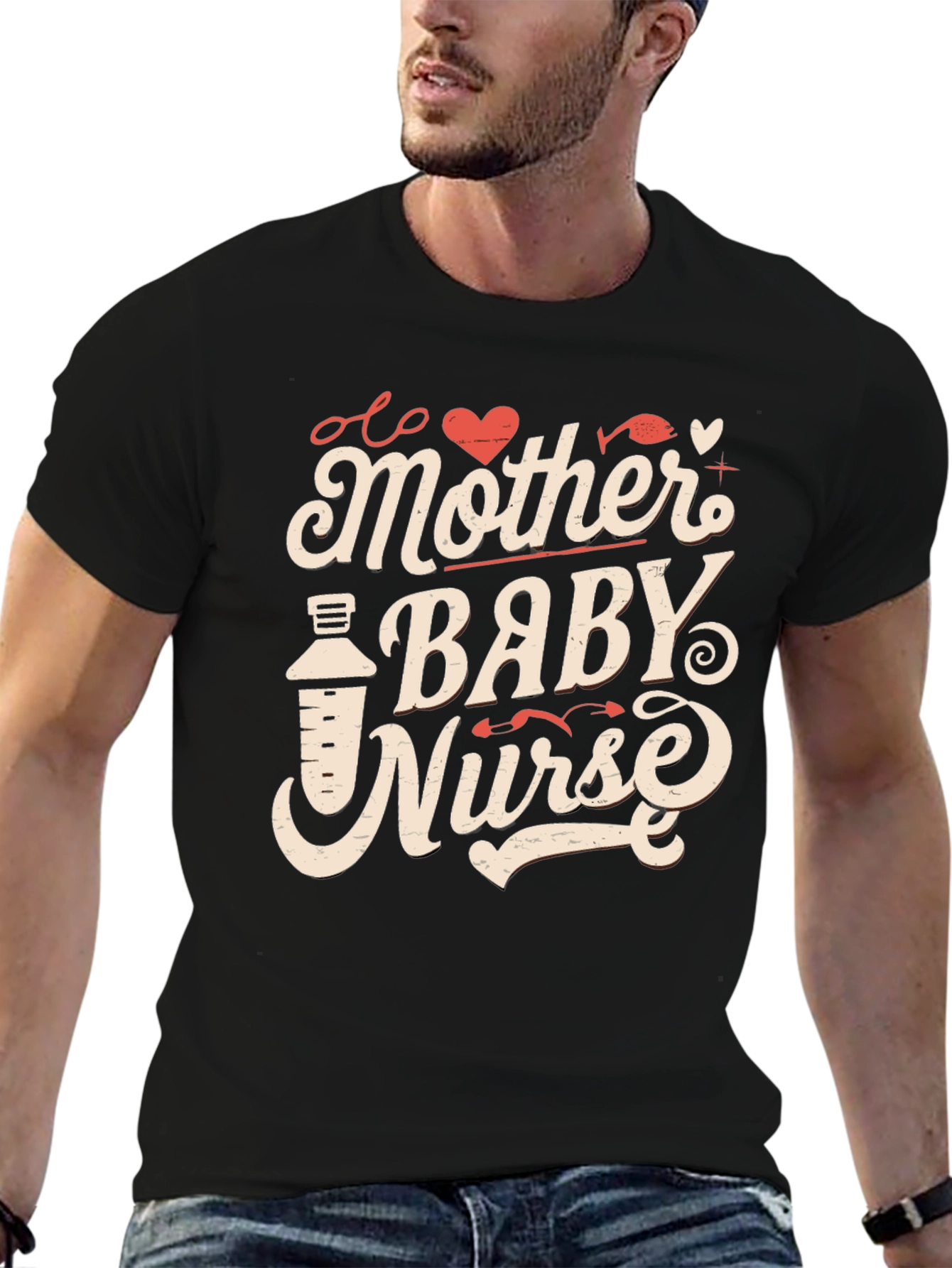 Mother Baby Nurse Graphic T-Shirt - Unisex