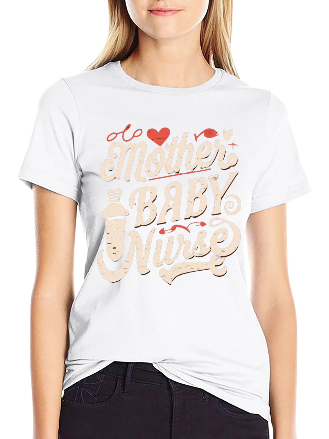Mother Baby Nurse Graphic T-Shirt - Unisex